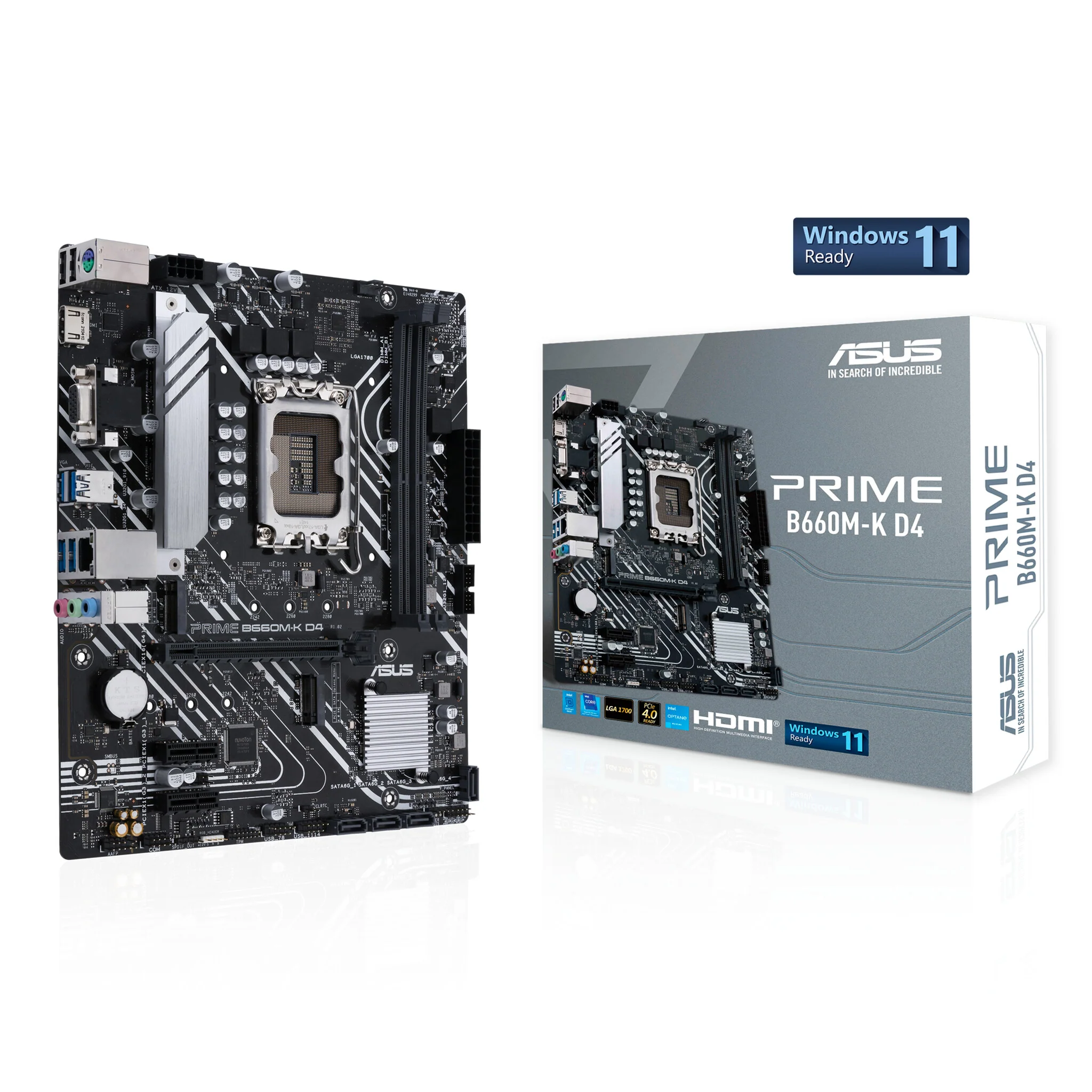 ASUS PRIME B660M-K D4 micro ATX motherboard - Intel B660 LGA 1700 - Image 5