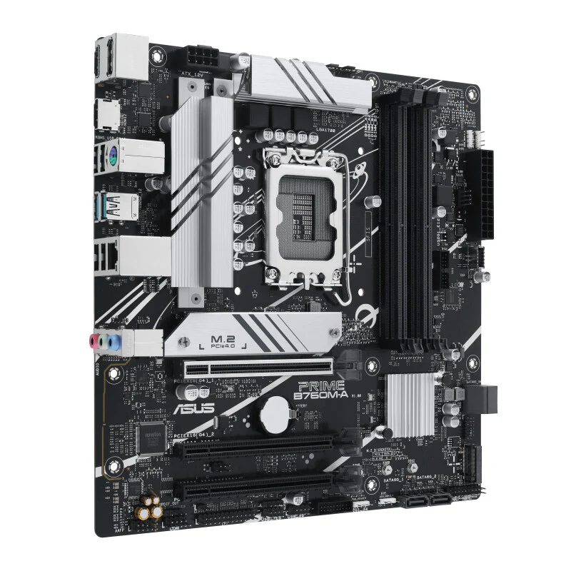 ASUS PRIME B760M-A-CSM micro ATX motherboard - Intel B760 LGA 1700 - Image 2