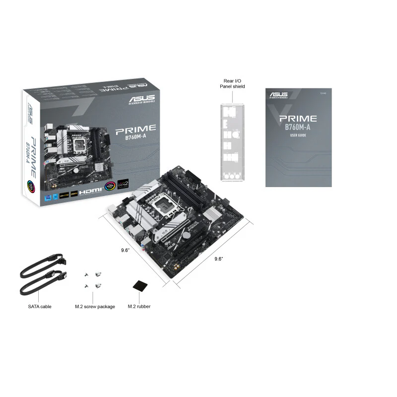 ASUS PRIME B760M-A-CSM micro ATX motherboard - Intel B760 LGA 1700 - Image 5