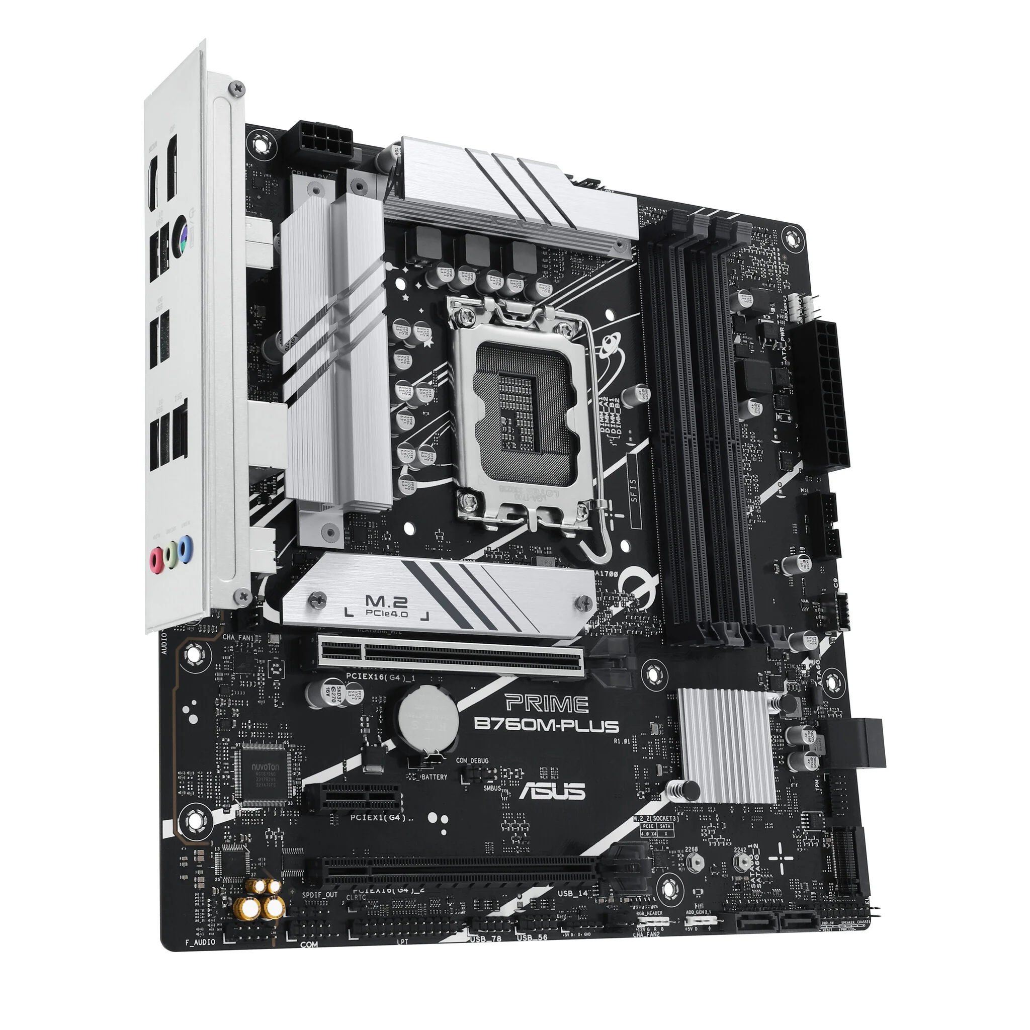 ASUS PRIME B760M-PLUS micro ATX motherboard - Intel B760 LGA 1700 - Image 2