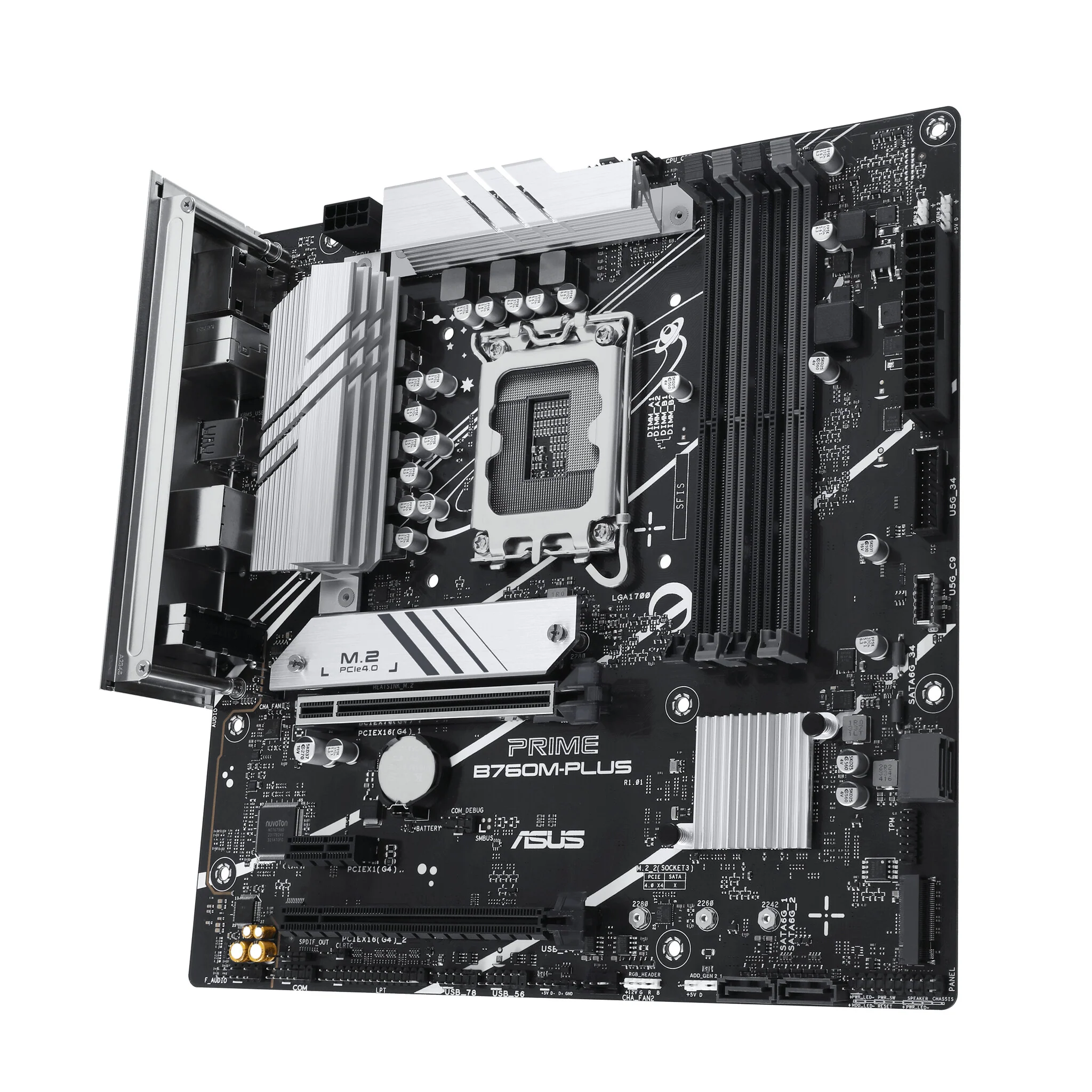ASUS PRIME B760M-PLUS micro ATX motherboard - Intel B760 LGA 1700 - Image 3