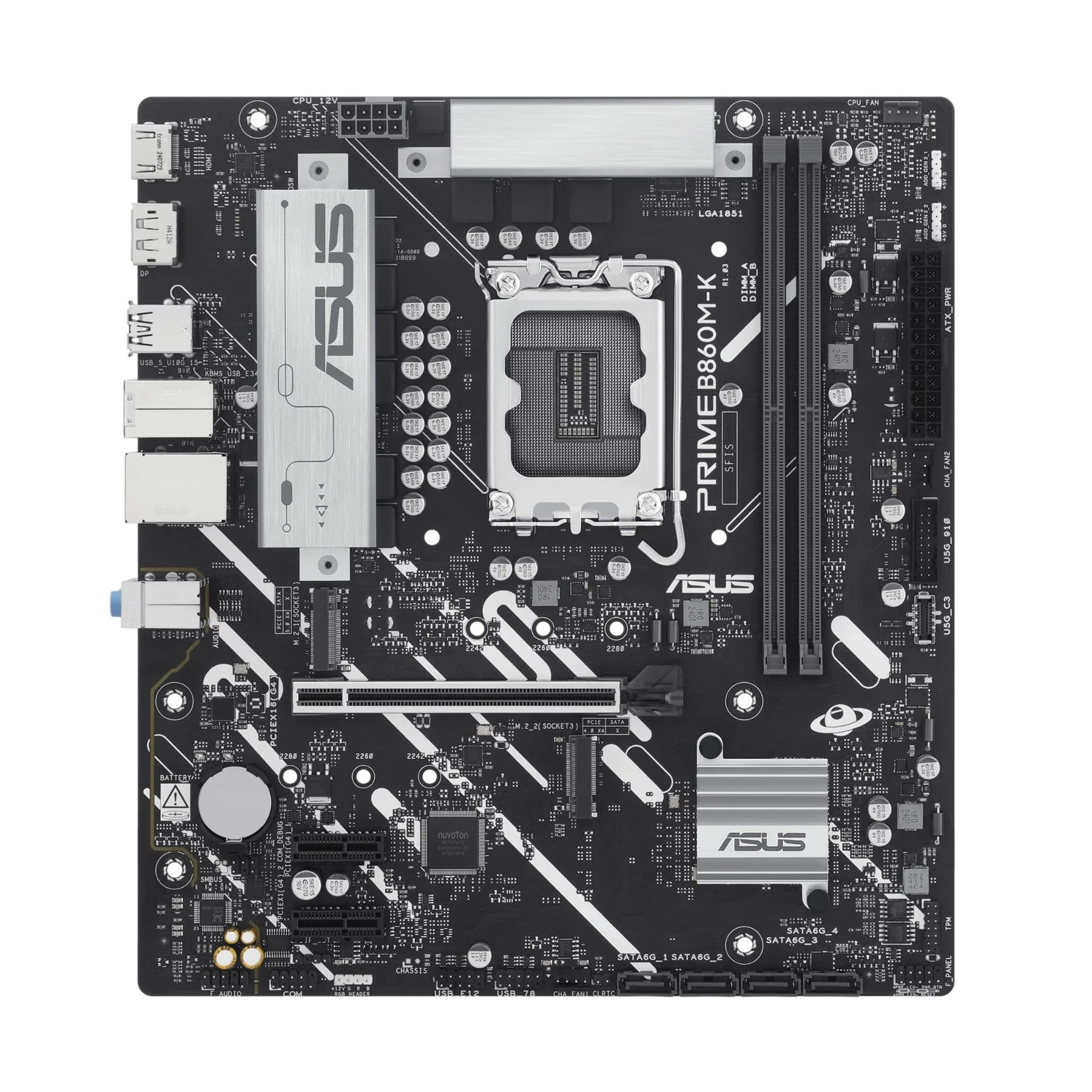 ASUS PRIME B860M-K micro ATX motherboard - Intel B860 LGA 1851