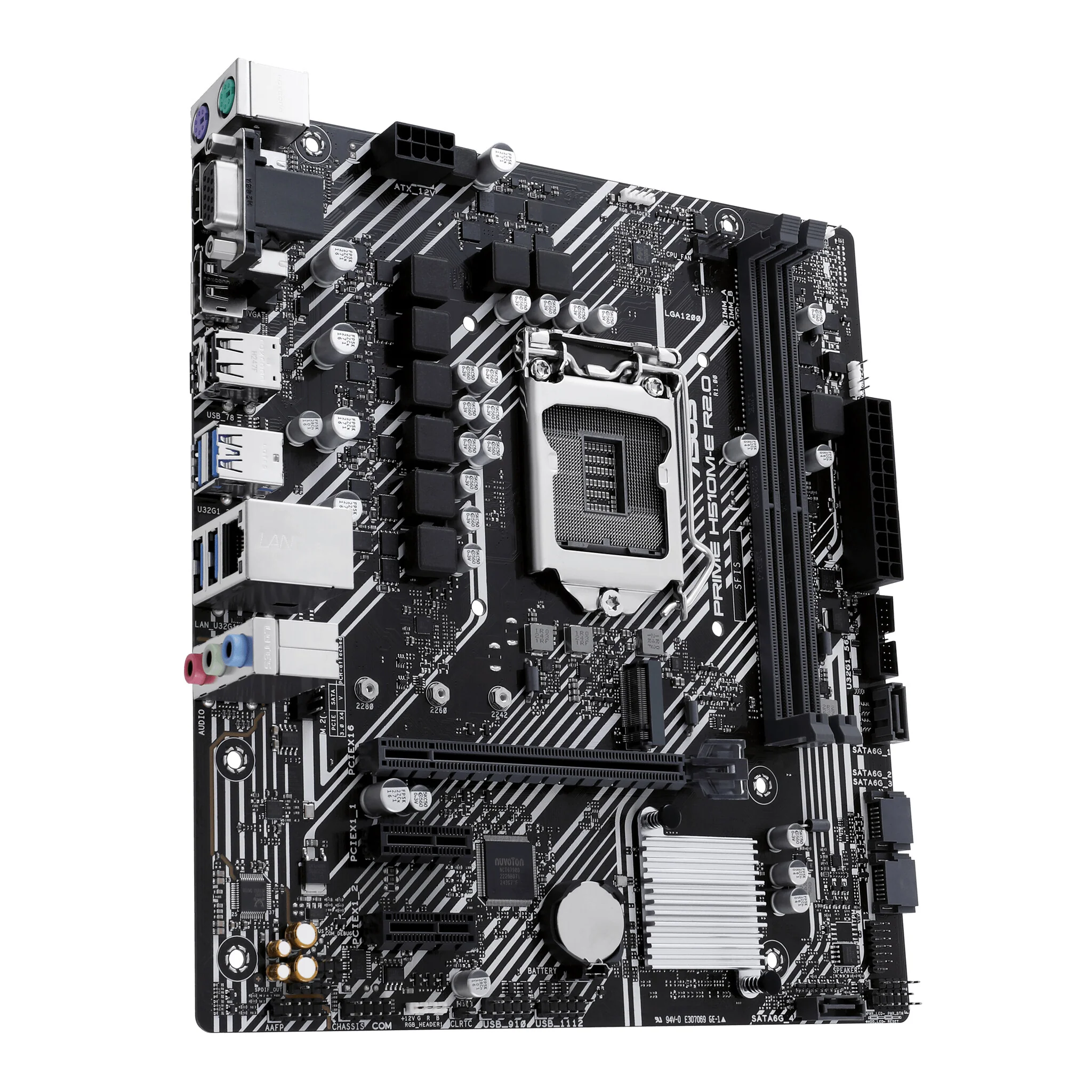 ASUS PRIME H510M-E R2.0 micro ATX motherboard - Intel H470 LGA 1200 - Image 3