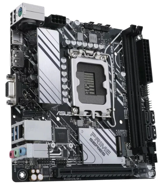 ASUS PRIME H610I-PLUS D4-CSM mini ITX motherboard - Intel H610 LGA 1700 - Image 3