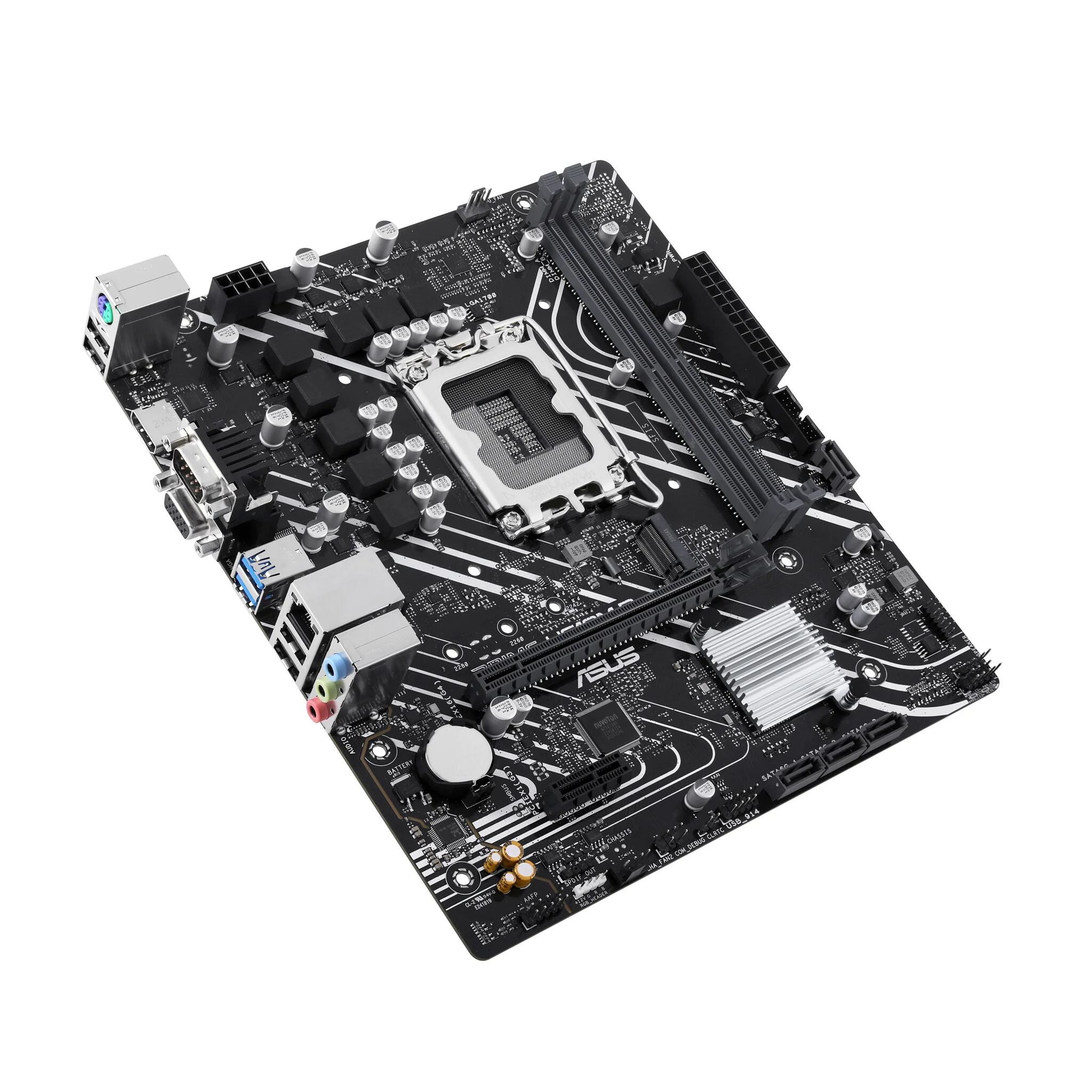 ASUS PRIME H610M-D micro ATX motherboard - Intel H610 LGA 1700 - Image 3