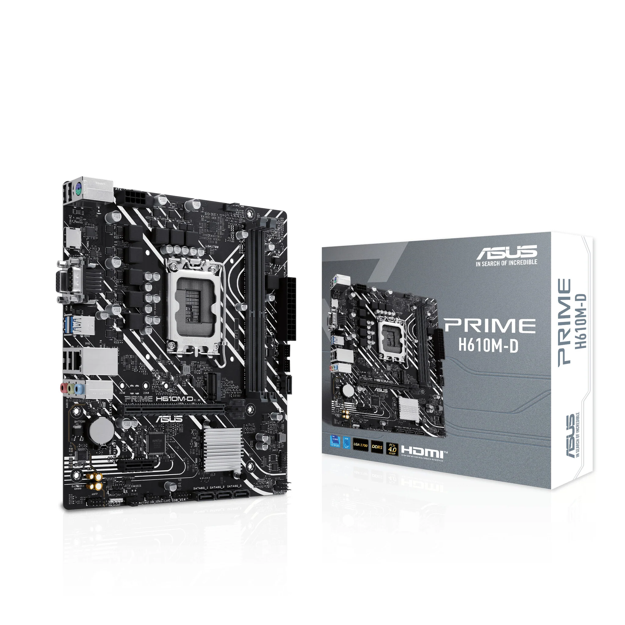 ASUS PRIME H610M-D micro ATX motherboard - Intel H610 LGA 1700 - Image 5