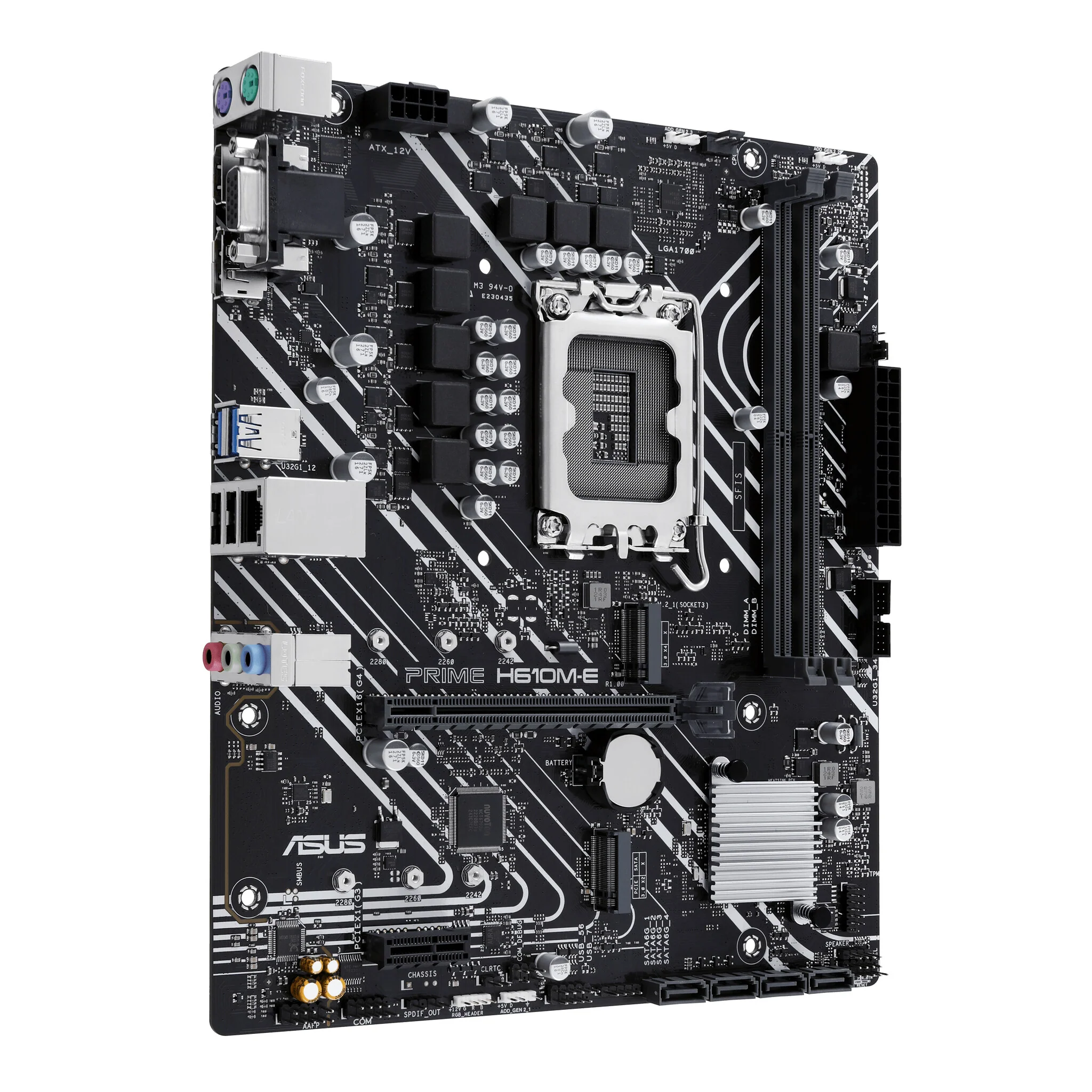 ASUS PRIME H610M-E-CSM micro ATX motherboard - Intel H610 LGA 1700 - Image 2
