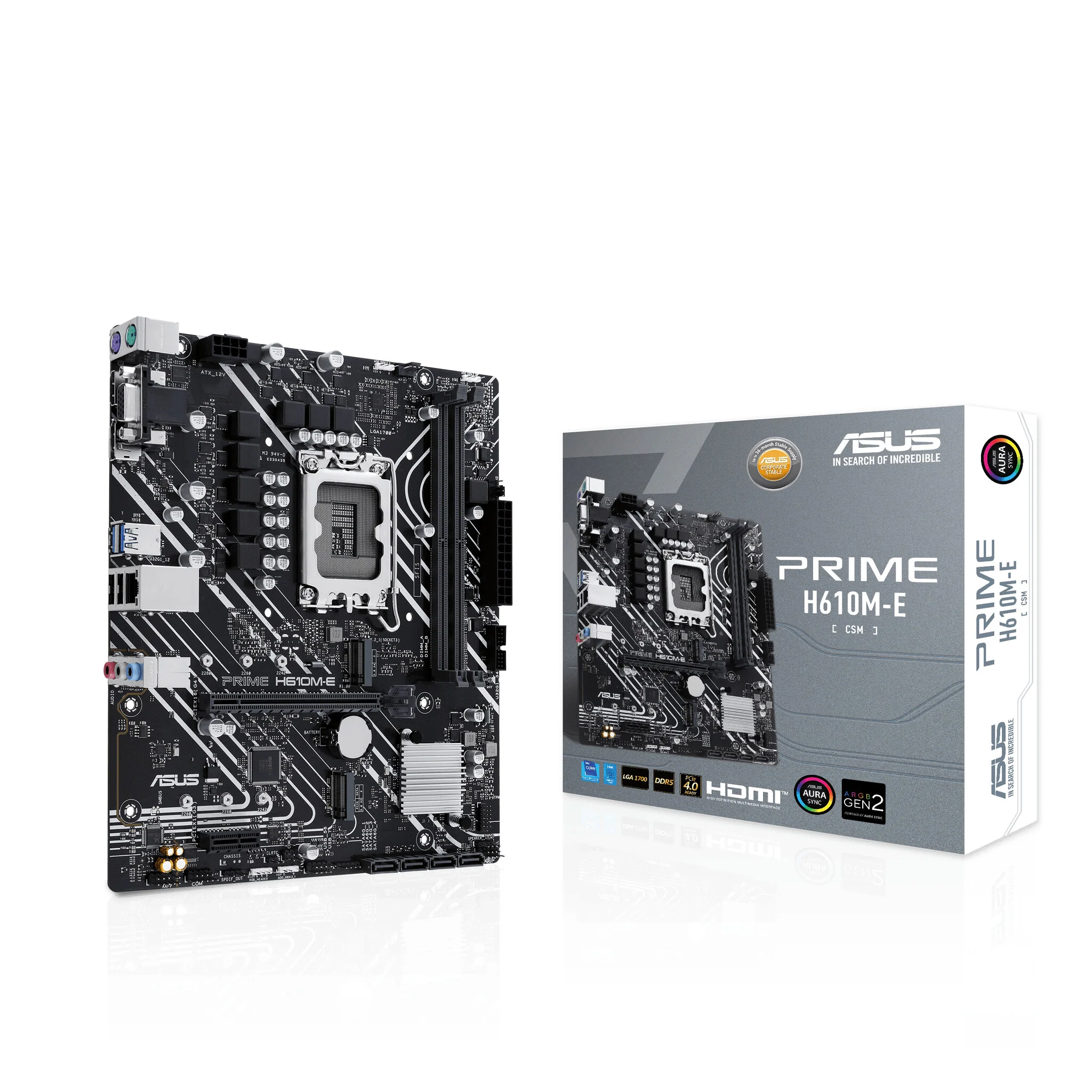 ASUS PRIME H610M-E-CSM micro ATX motherboard - Intel H610 LGA 1700 - Image 6