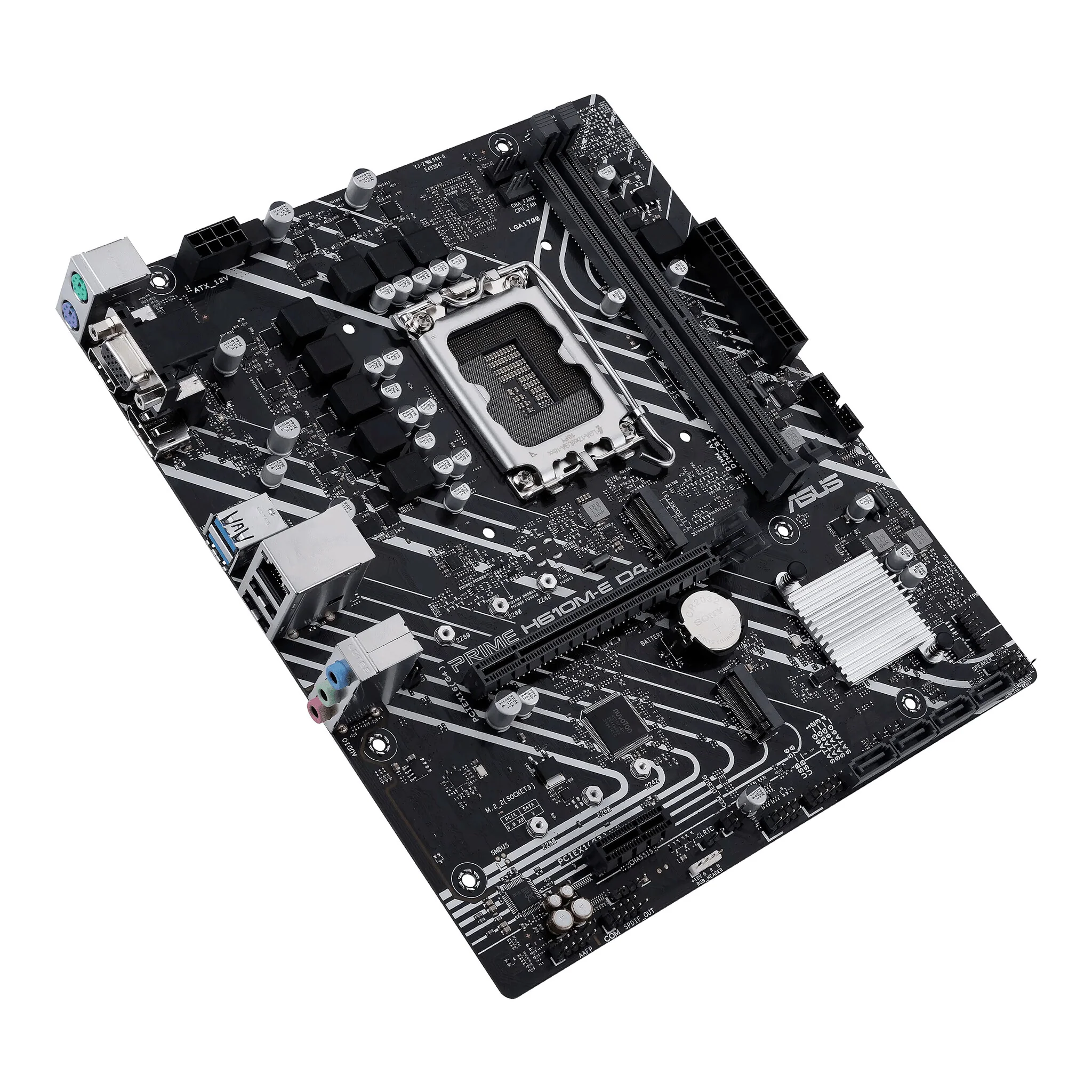 ASUS PRIME H610M-E D4-CSM micro ATX Motherboard - Intel H610 LGA 1700 - Image 3