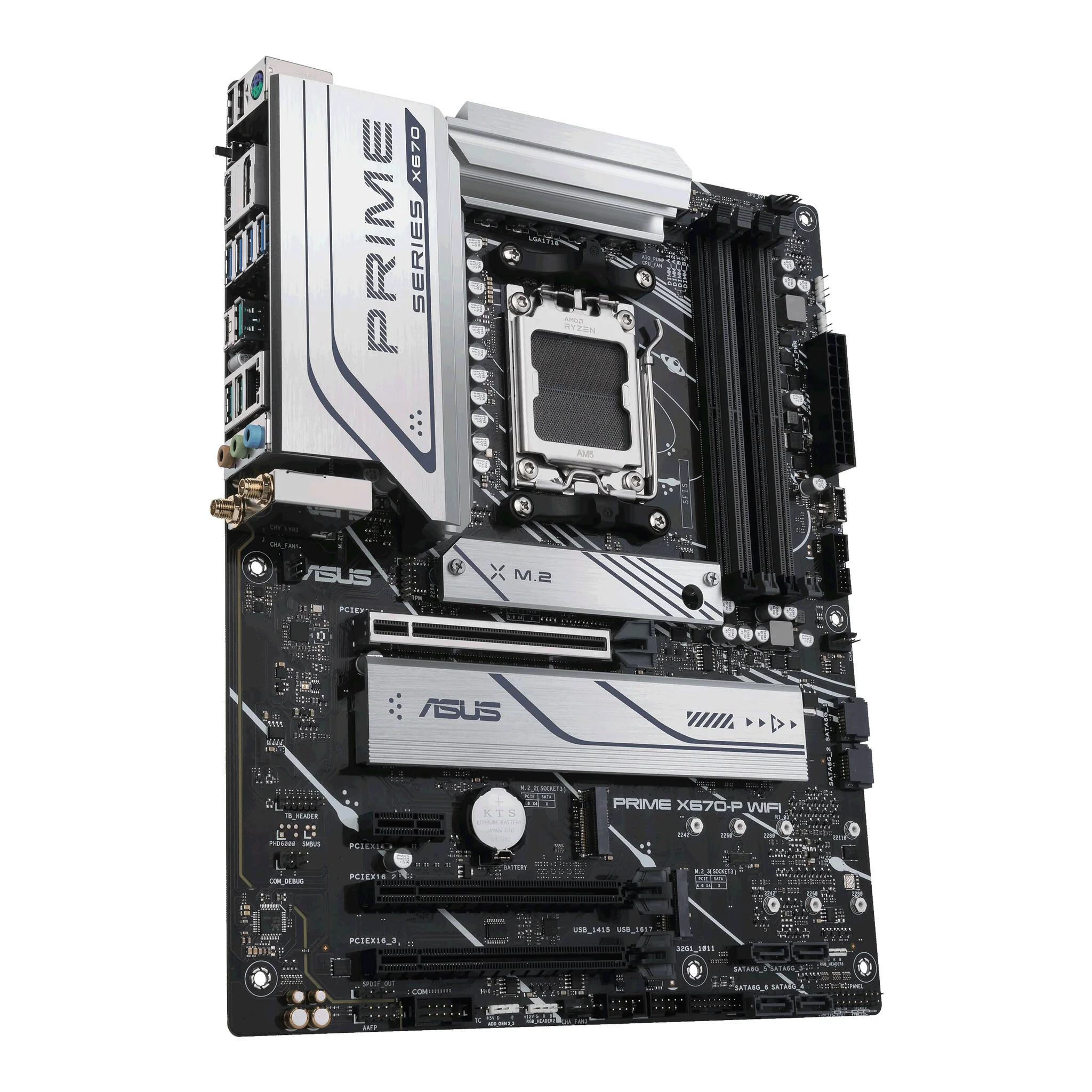 ASUS PRIME X670-P WIFI ATX motherboard - AMD X670 Socket AM5 - Image 3