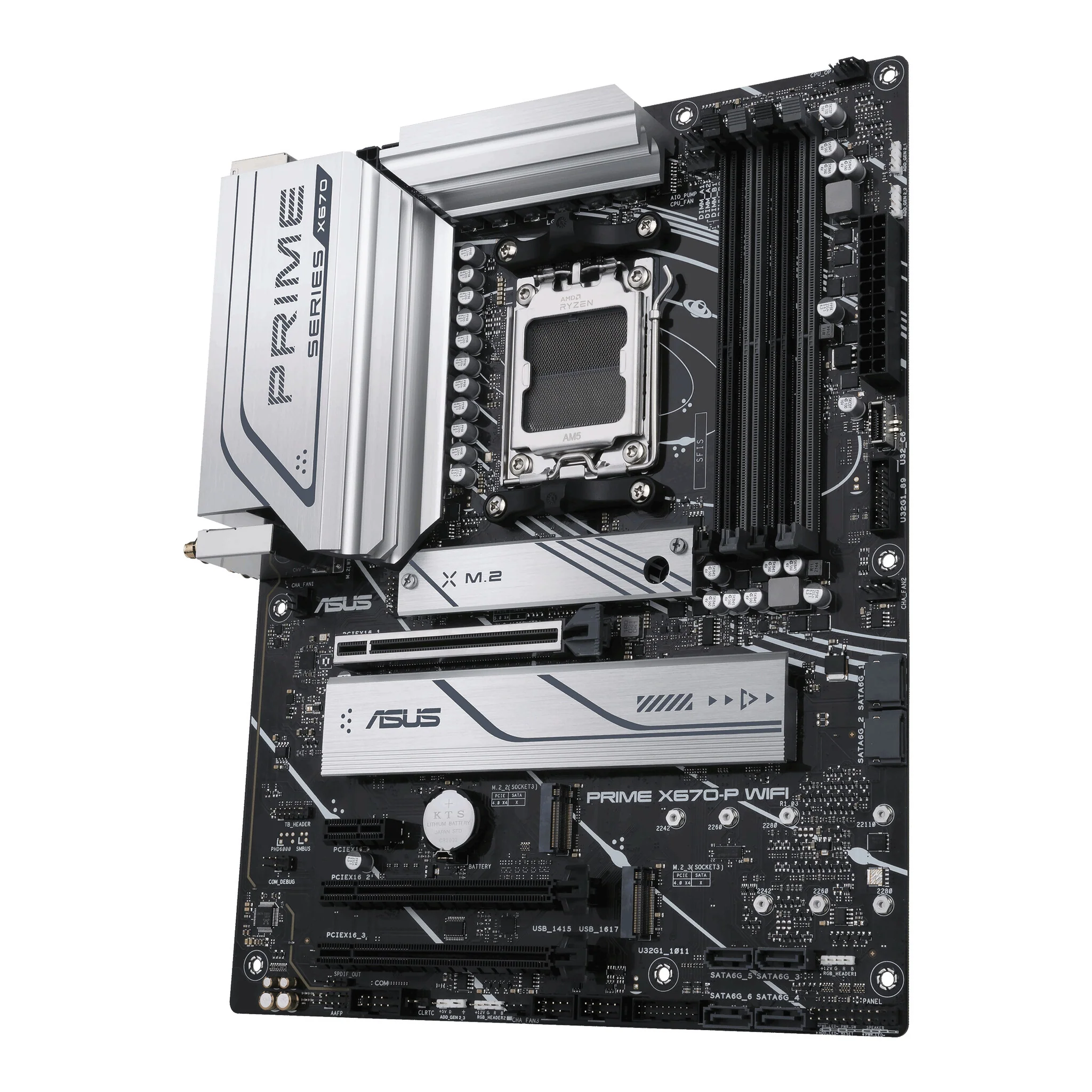 ASUS PRIME X670-P WIFI ATX motherboard - AMD X670 Socket AM5 - Image 4
