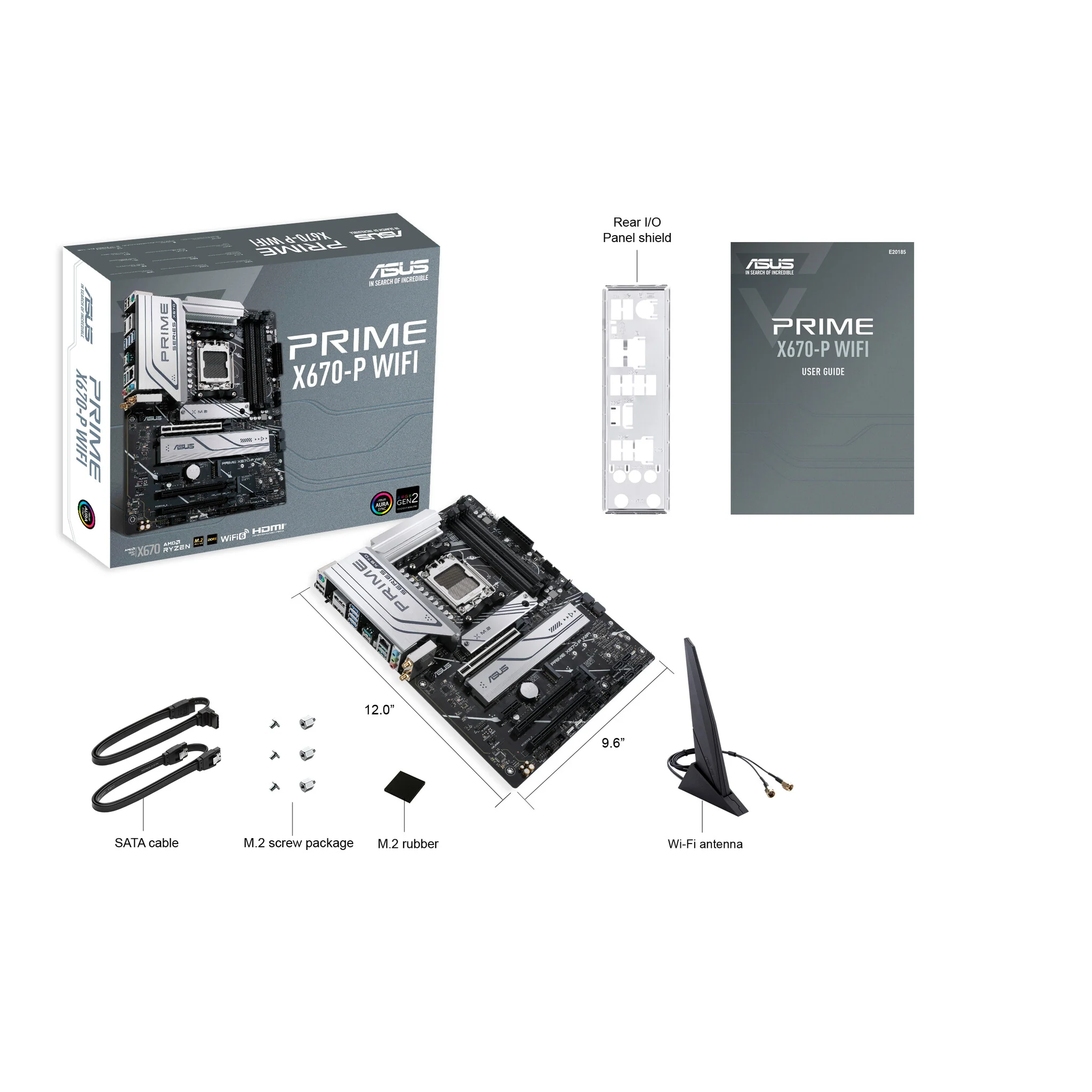 ASUS PRIME X670-P WIFI ATX motherboard - AMD X670 Socket AM5 - Image 7
