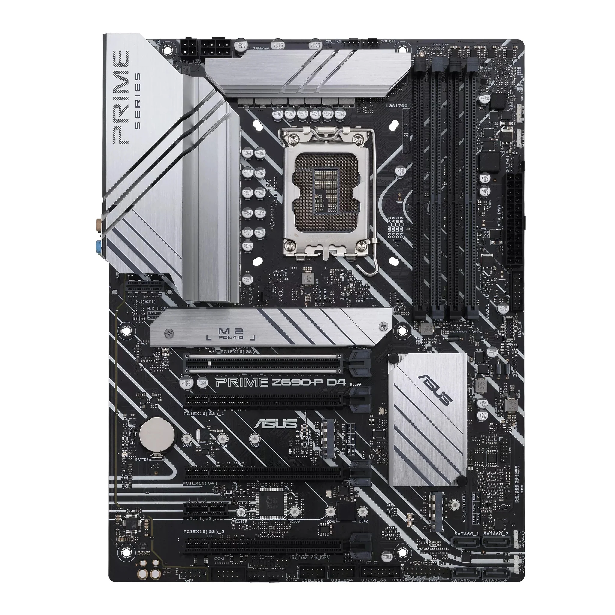ASUS PRIME Z690-P D4-CSM ATX motherboard - Intel Z690 LGA 1700 - Image 2
