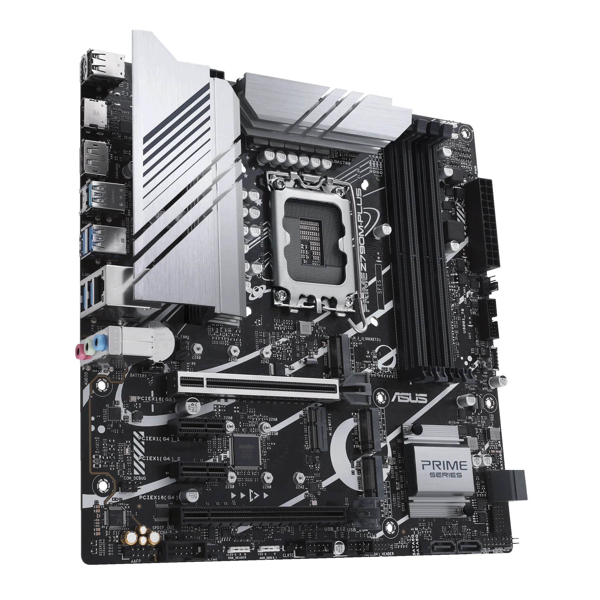 ASUS PRIME Z790M-PLUS micro ATX motherboard - Intel Z790 LGA 1700 - Image 2