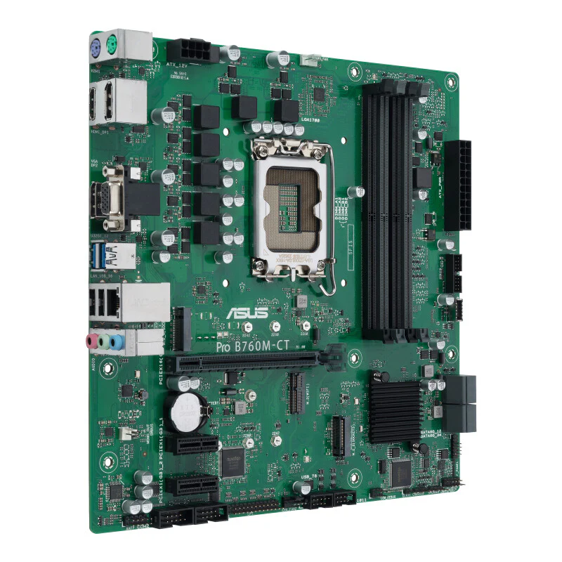 ASUS PRO B760M-CT-CSM micro ATX motherboard - Intel B760 LGA 1700 - Image 2