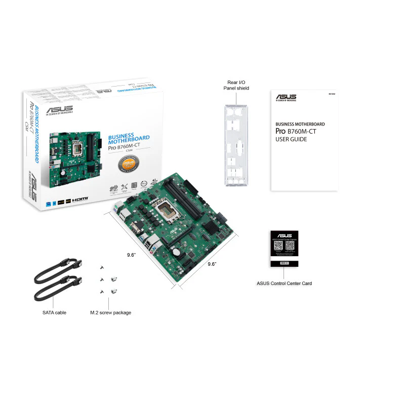 ASUS PRO B760M-CT-CSM micro ATX motherboard - Intel B760 LGA 1700 - Image 7