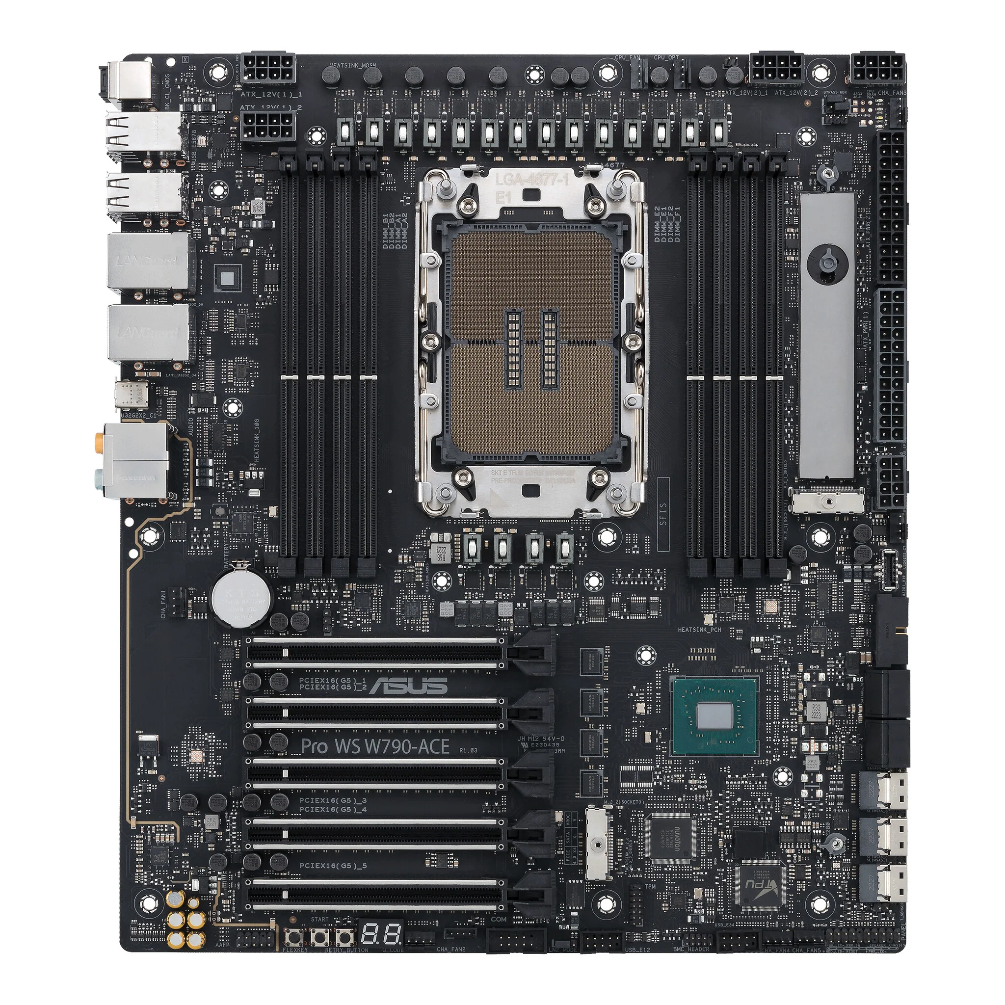 ASUS PRO WS W790-ACE ATX motherboard - Intel W790 LGA 4677 - Image 3