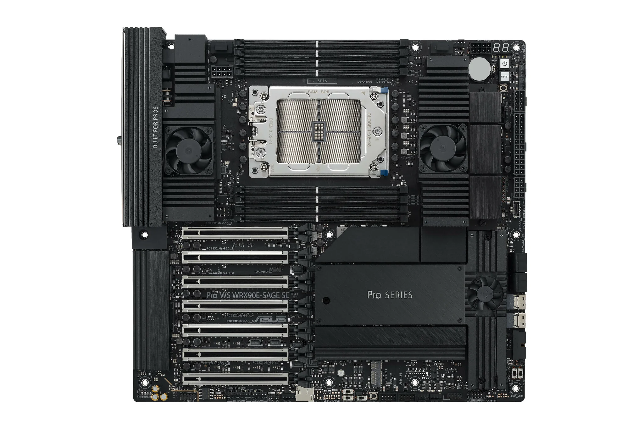 ASUS PRO WS WRX90E-SAGE SE EEB motherboard - AMD WRX90 Socket sTR5 - Image 2