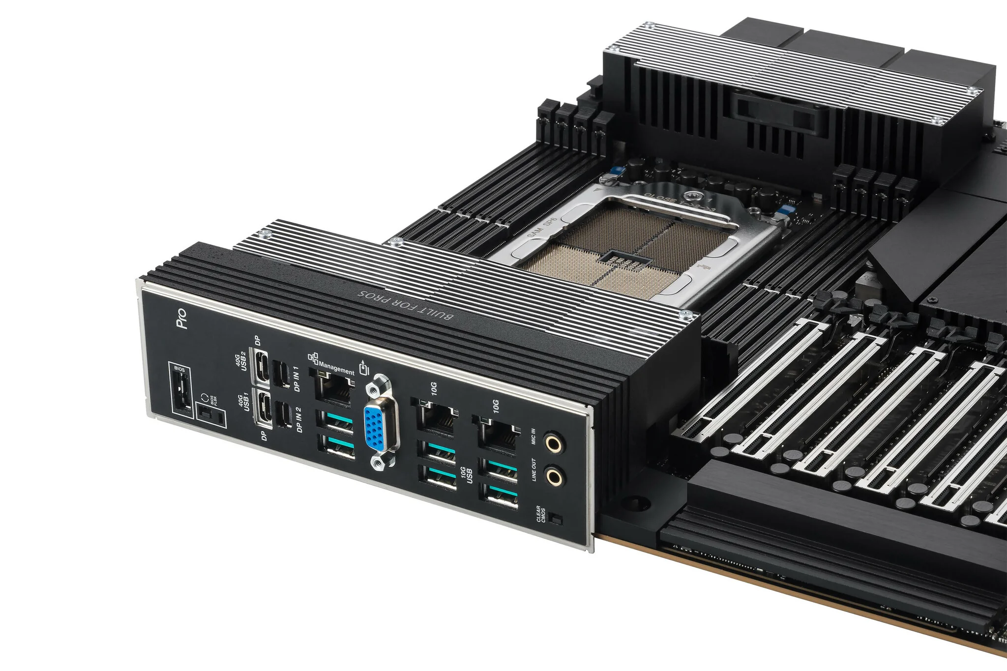 ASUS PRO WS WRX90E-SAGE SE EEB motherboard - AMD WRX90 Socket sTR5 - Image 8