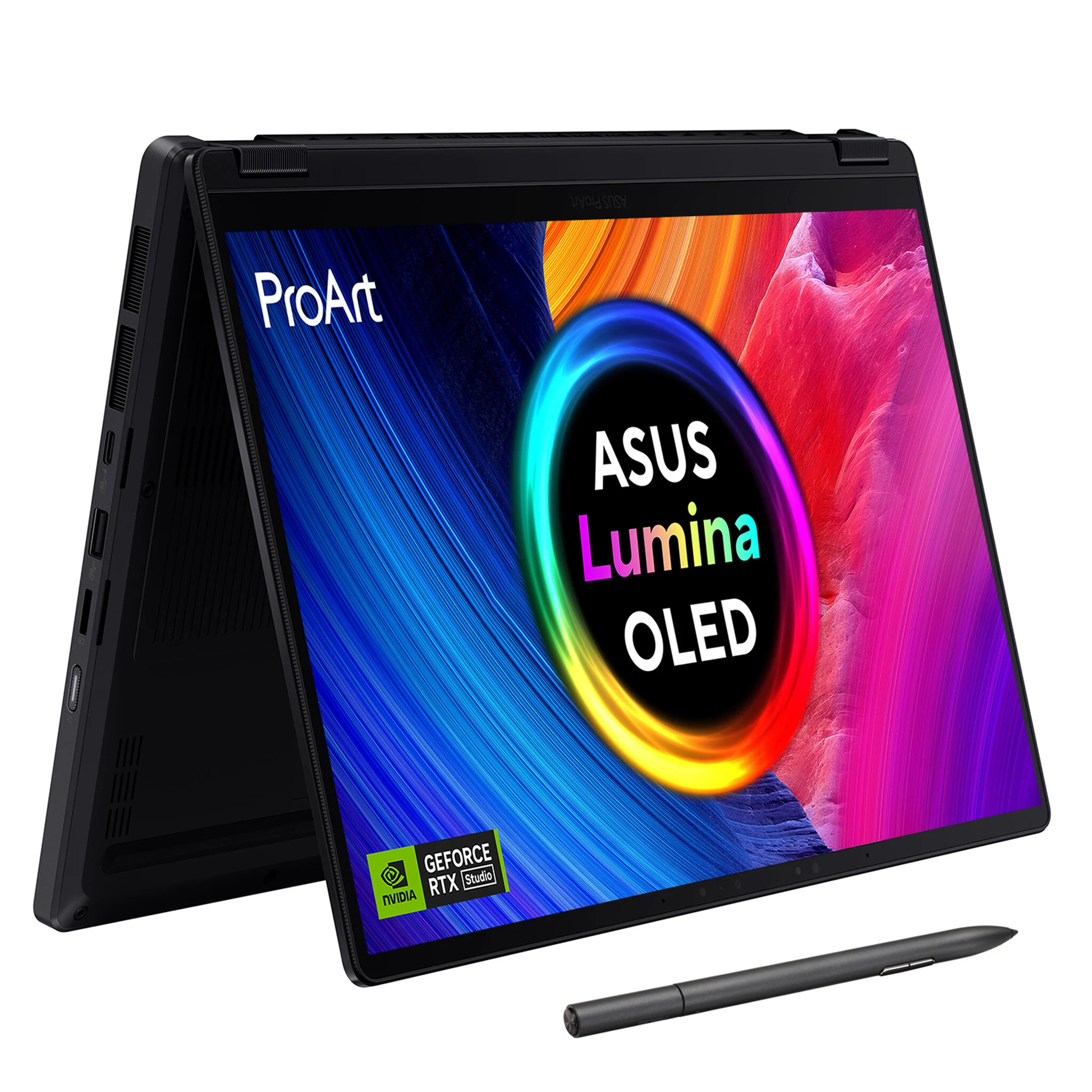ASUS ProArt PX13 Hybrid (2-in-1) - 33.8 cm (13.3") - Touchscreen - AMD Ryzen AI 9 HX 370 - 24 GB LPDDR5x-SDRAM - 1 TB SSD - NVIDIA GeForce RTX 4060 - Wi-Fi 7 - Windows 11 Home - Black - Image 3