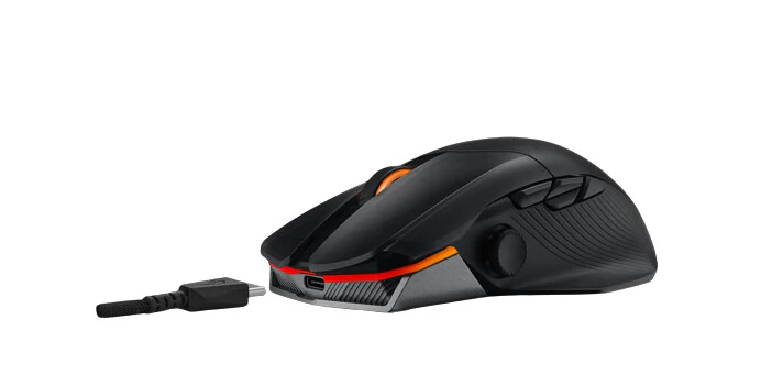 ASUS ROG Chakram X Origin - RF Wireless + Bluetooth + USB Type-A Opto-mechanical Mouse - 36,000 DPI - Image 3