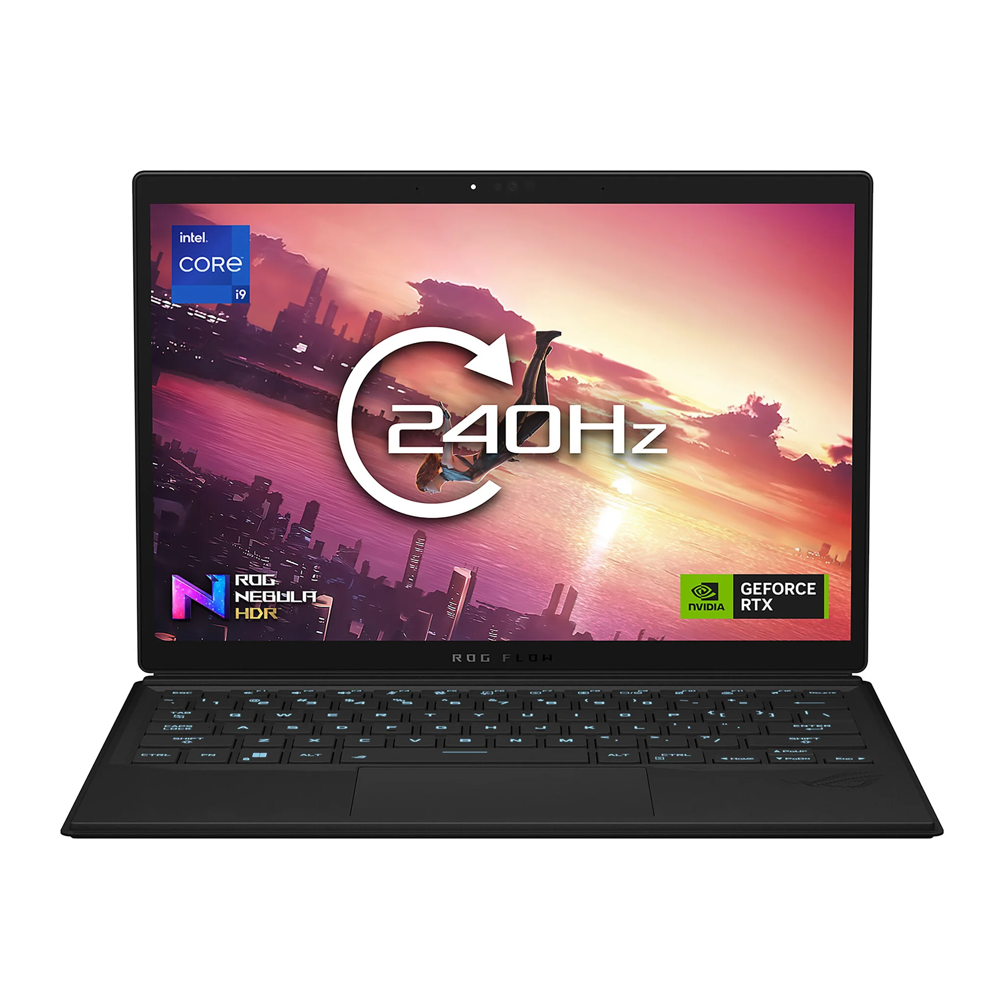 ASUS ROG Flow Z13 Hybrid (2-in-1) Laptop - 34 cm (13.4") - Touchscreen - Intel® Core™ i9-13900H - 16 GB LPDDR5-SDRAM - 1 TB SSD - NVIDIA GeForce RTX 4050 - Wi-Fi 6E - Windows 11 Home - Black