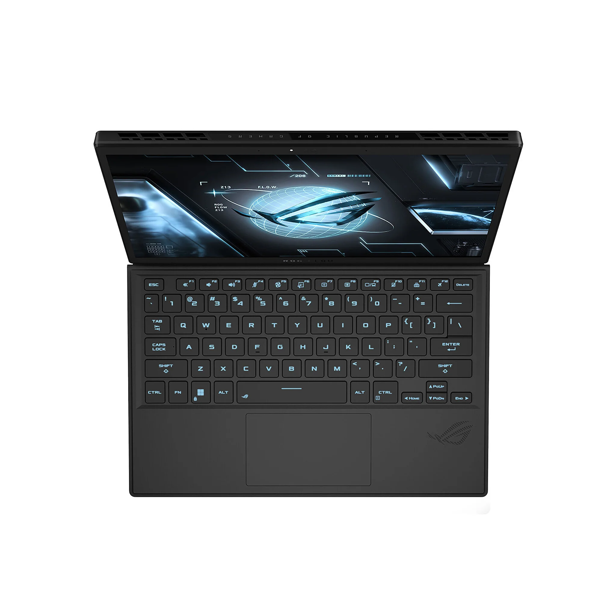 ASUS ROG Flow Z13 Hybrid (2-in-1) Laptop - 34 cm (13.4") - Touchscreen - Intel® Core™ i9-13900H - 16 GB LPDDR5-SDRAM - 1 TB SSD - NVIDIA GeForce RTX 4050 - Wi-Fi 6E - Windows 11 Home - Black - Image 5