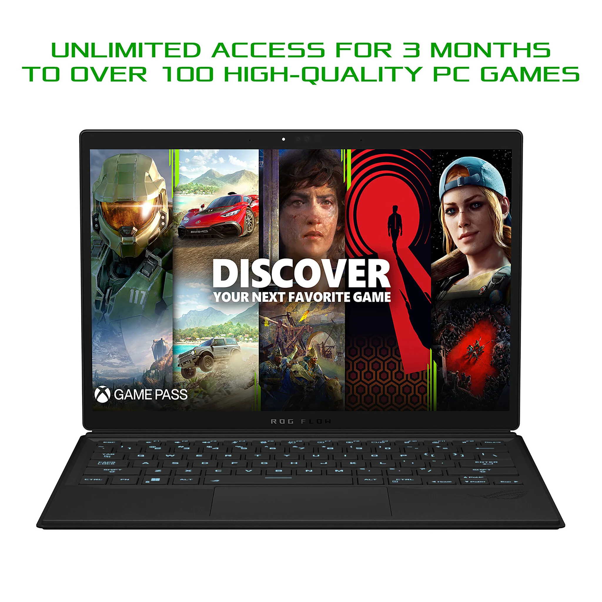 ASUS ROG Flow Z13 Hybrid (2-in-1) Laptop - 34 cm (13.4") - Touchscreen - Intel® Core™ i9-13900H - 16 GB LPDDR5-SDRAM - 1 TB SSD - NVIDIA GeForce RTX 4050 - Wi-Fi 6E - Windows 11 Home - Black - Image 8
