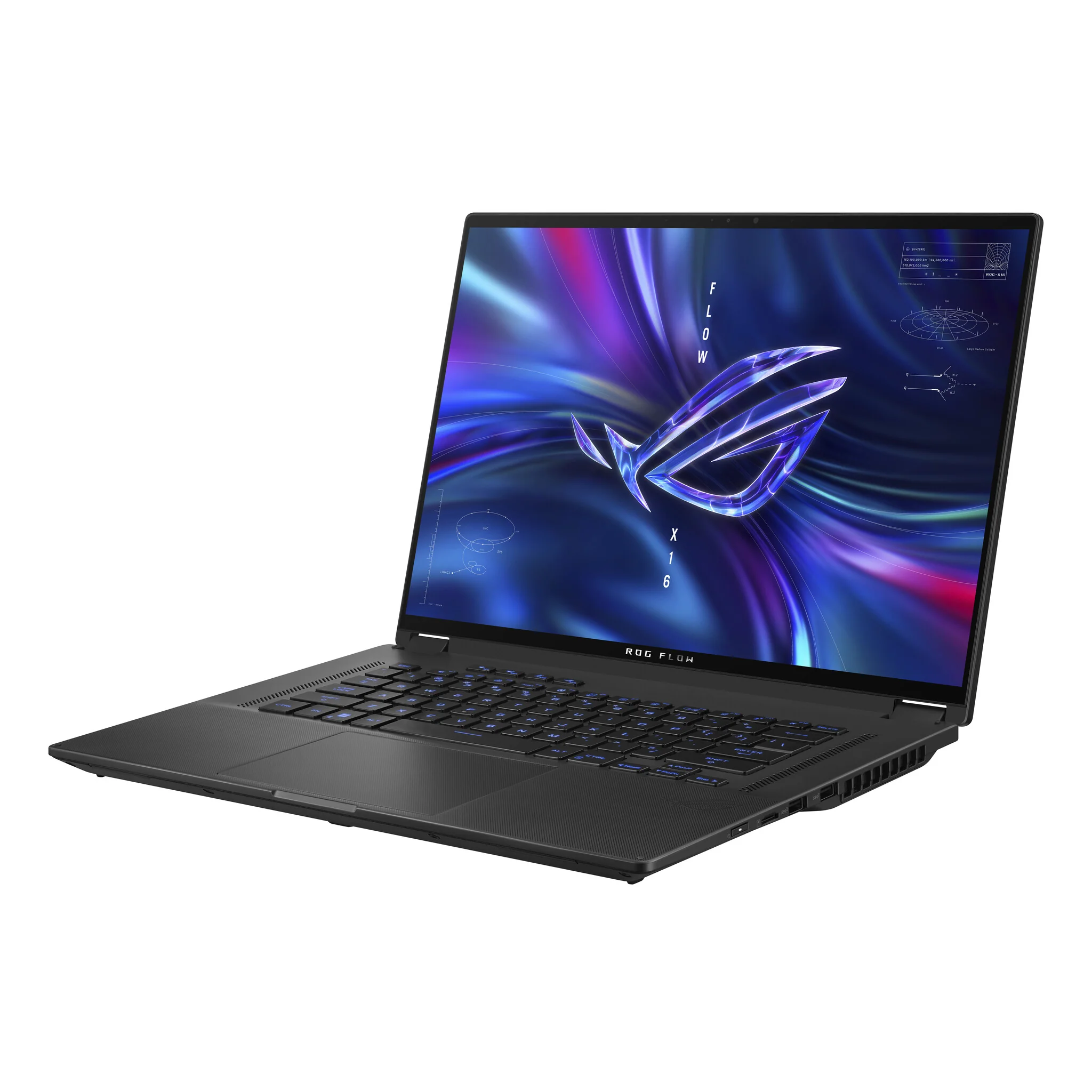 ASUS ROG Hybrid (2-in-1) - 40.6 cm (16") - Touchscreen - AMD Ryzen™ 9 6900HS - 32 GB DDR5-SDRAM - 1 TB SSD - NVIDIA GeForce RTX 3070 Ti - Wi-Fi 6E - Windows 11 Home - Grey - Image 3