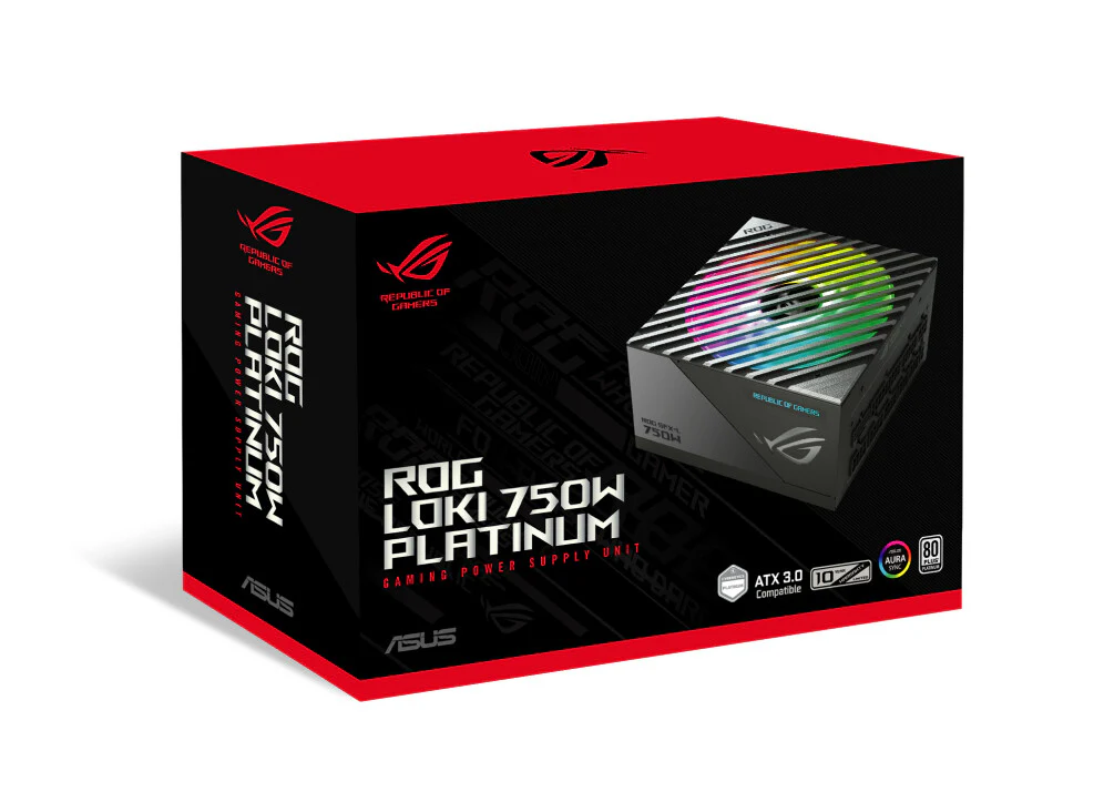 ASUS ROG Loki SFX-L - 750W 80+ Platinum II Fully Modular Power Supply Unit - Image 12