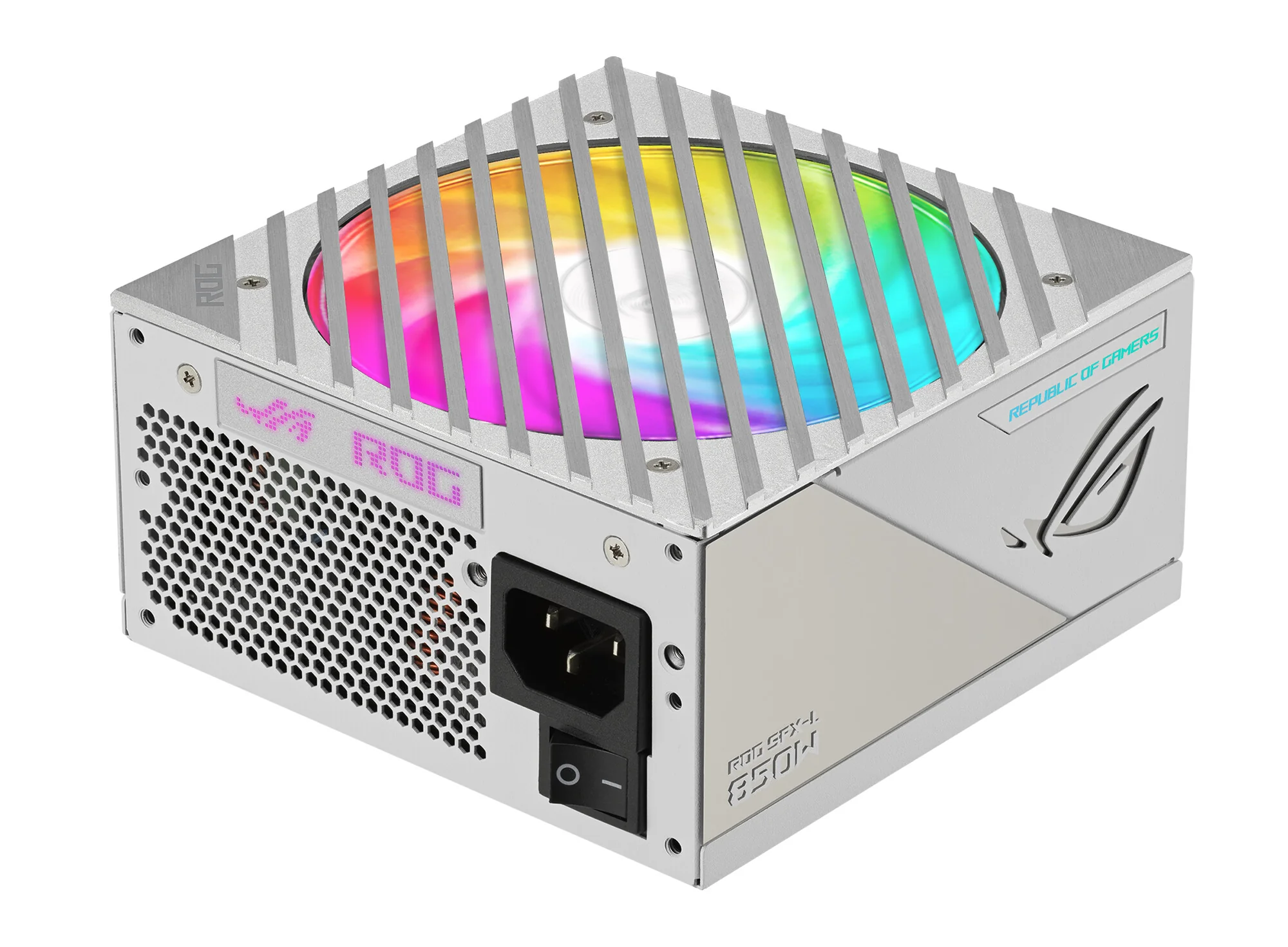 ASUS ROG Loki SFX-L - 850W 80+ Platinum II Fully Modular Power Supply Unit in White - Image 6