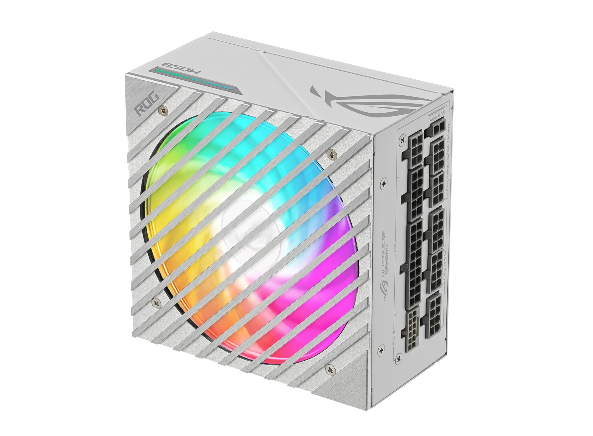 ASUS ROG Loki SFX-L - 850W 80+ Platinum II Fully Modular Power Supply Unit in White - Image 7