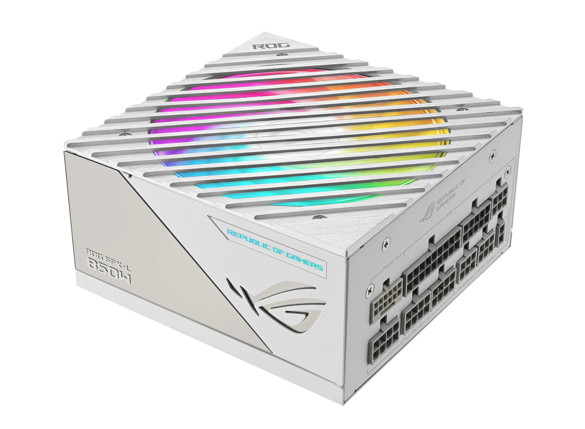 ASUS ROG Loki SFX-L - 850W 80+ Platinum II Fully Modular Power Supply Unit in White - Image 8