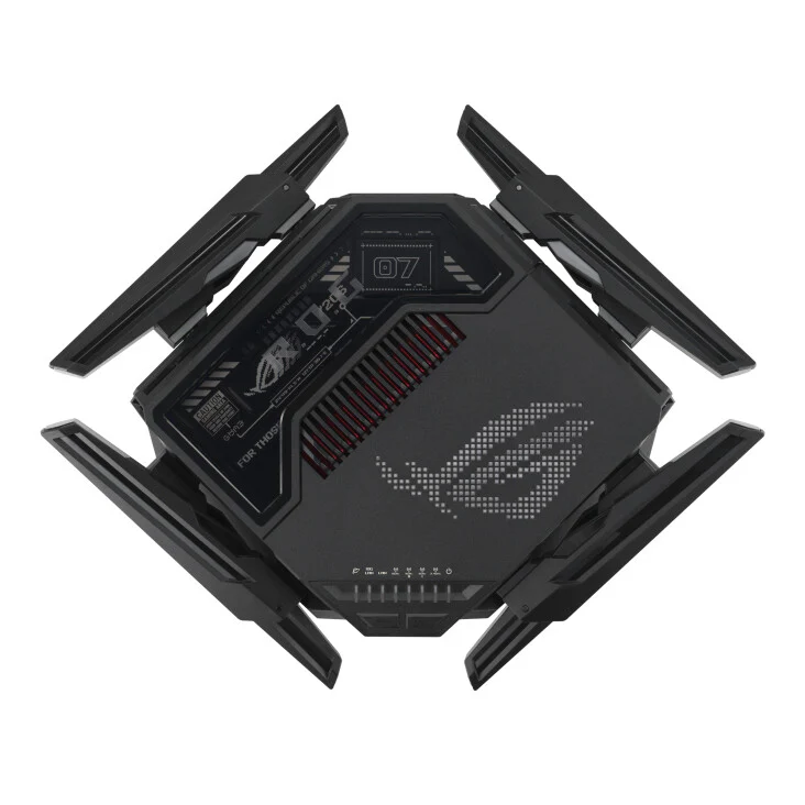 ASUS ROG Rapture GT-BE98 - 10 Gigabit Ethernet Quad-band (2.4 GHz / 5 GHz-1 / 5 GHz-2 / 6 GHz) Router - Image 9