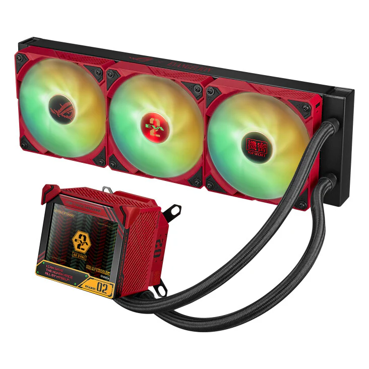 ASUS ROG RYUJIN III 360 ARGB "EVA-02 Edition" - All-in-one Liquid Processor Cooler - 360mm - Image 4