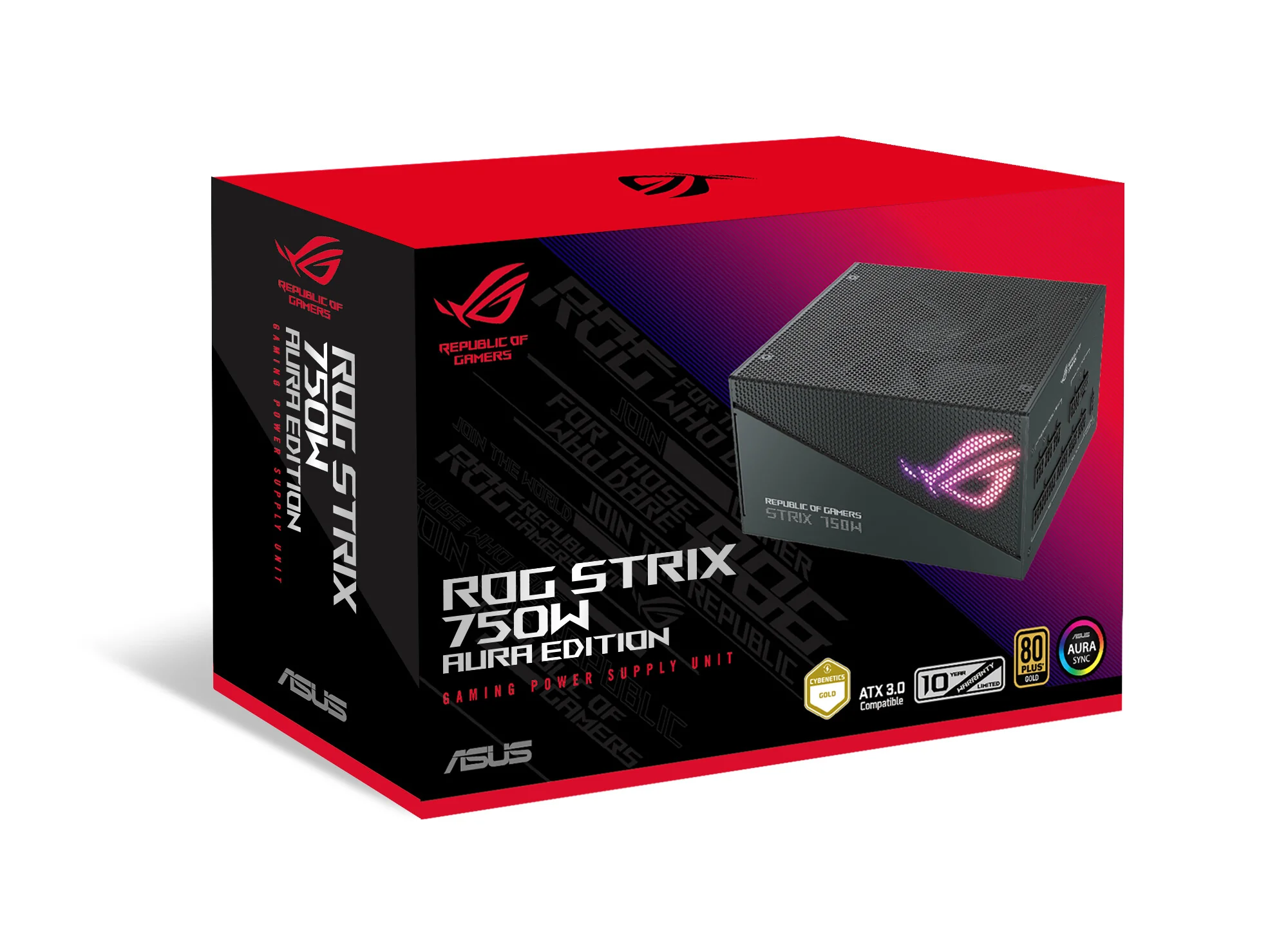 ASUS ROG Strix "Aura Edition" - 750W 80+ Gold Fully Modular Power Supply Unit - Image 11
