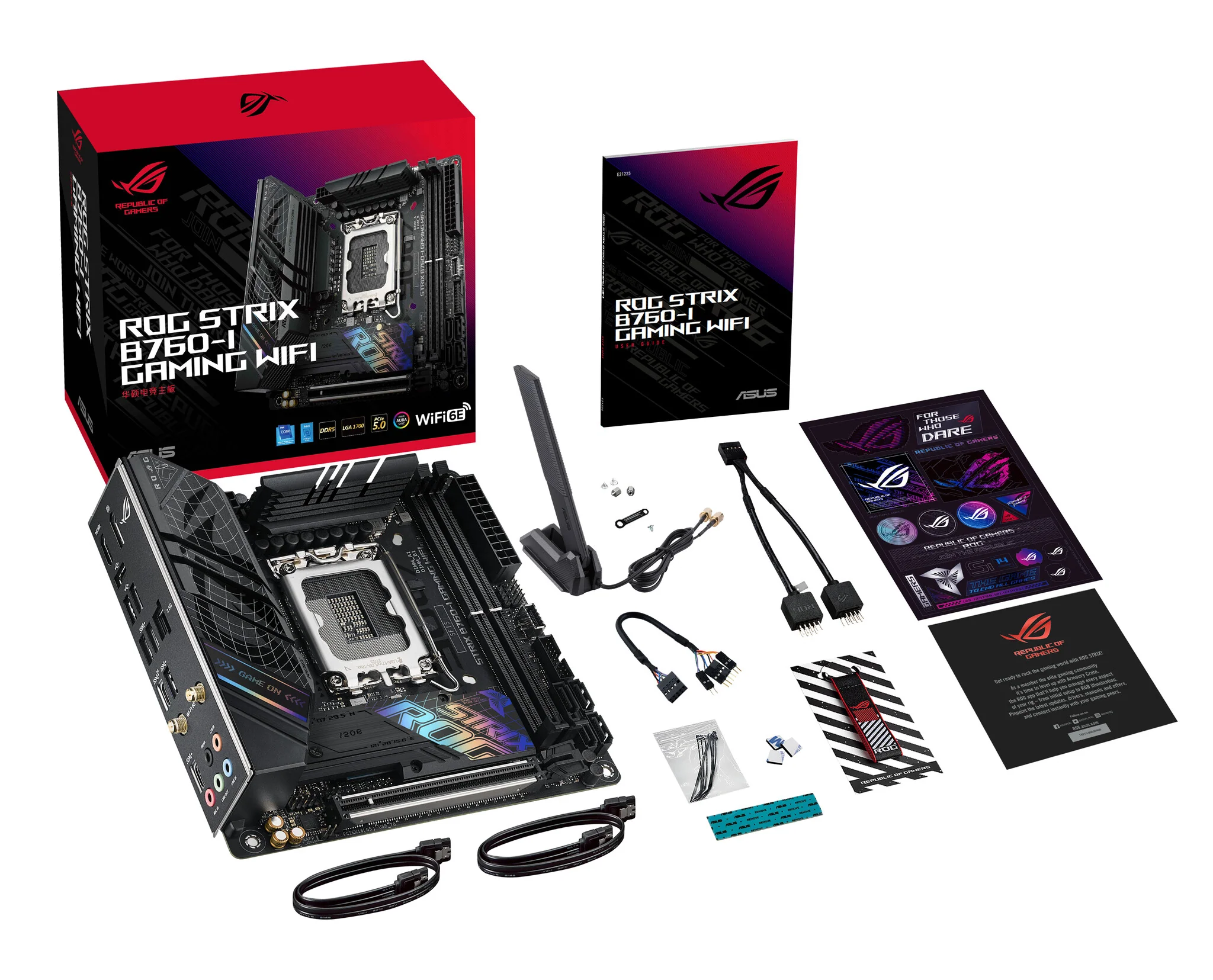 ASUS ROG STRIX B760-I GAMING WIFI mini ITX motherboard - Intel B760 LGA 1700 - Image 9