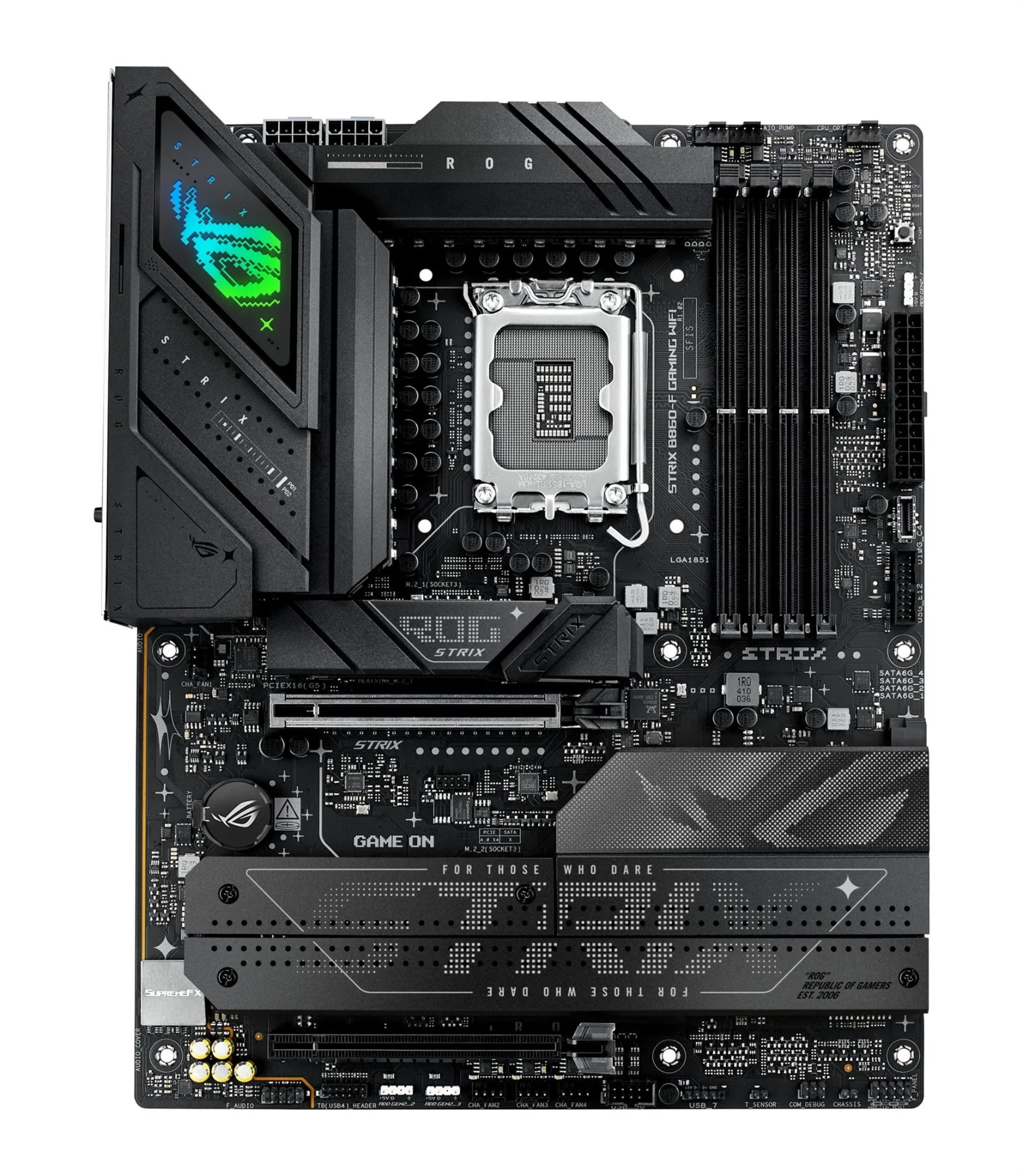ASUS ROG STRIX B860-F GAMING WIFI ATX motherboard - Intel B860 LGA 1851