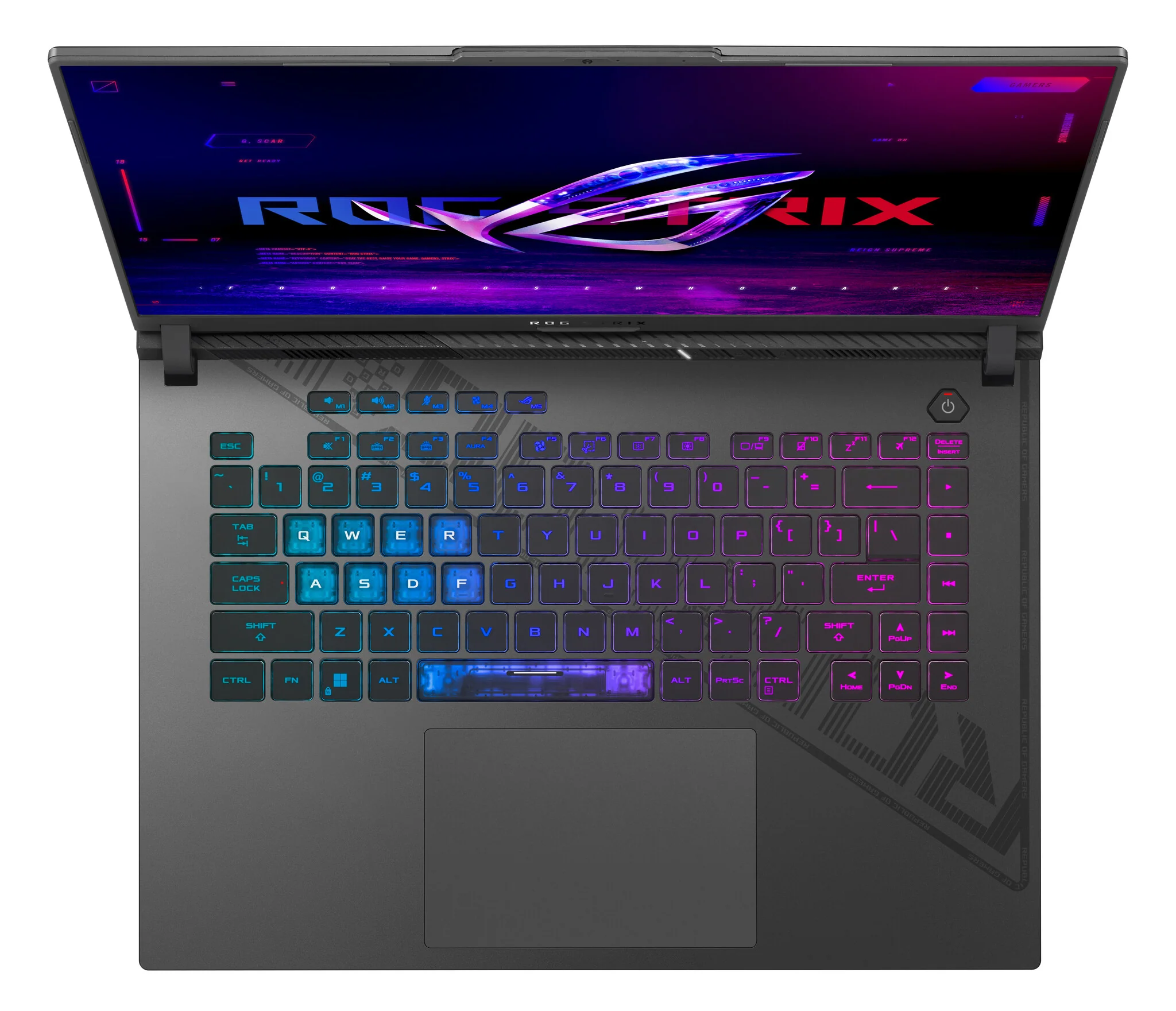 ASUS ROG Strix G16 Laptop - 40.6 cm (16") - Intel® Core™ i5-13450HX - 16 GB DDR5-SDRAM - 512 GB SSD - NVIDIA GeForce RTX 4050 - Wi-Fi 6E - Windows 11 Home - Grey - Image 2