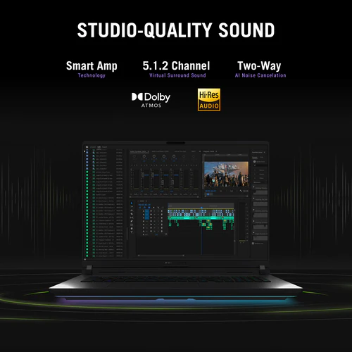 ASUS ROG Strix G18 Laptop - 45.7 cm (18") - Intel Core Ultra 9 275HX - 16 GB DDR5-SDRAM - 1 TB SSD - NVIDIA GeForce RTX 5070 - Wi-Fi 7 - Windows 11 Home - Eclipse Grey - Image 11