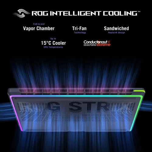 ASUS ROG Strix G18 Laptop - 45.7 cm (18") - Intel Core Ultra 9 275HX - 16 GB DDR5-SDRAM - 1 TB SSD - NVIDIA GeForce RTX 5070 - Wi-Fi 7 - Windows 11 Home - Eclipse Grey - Image 13