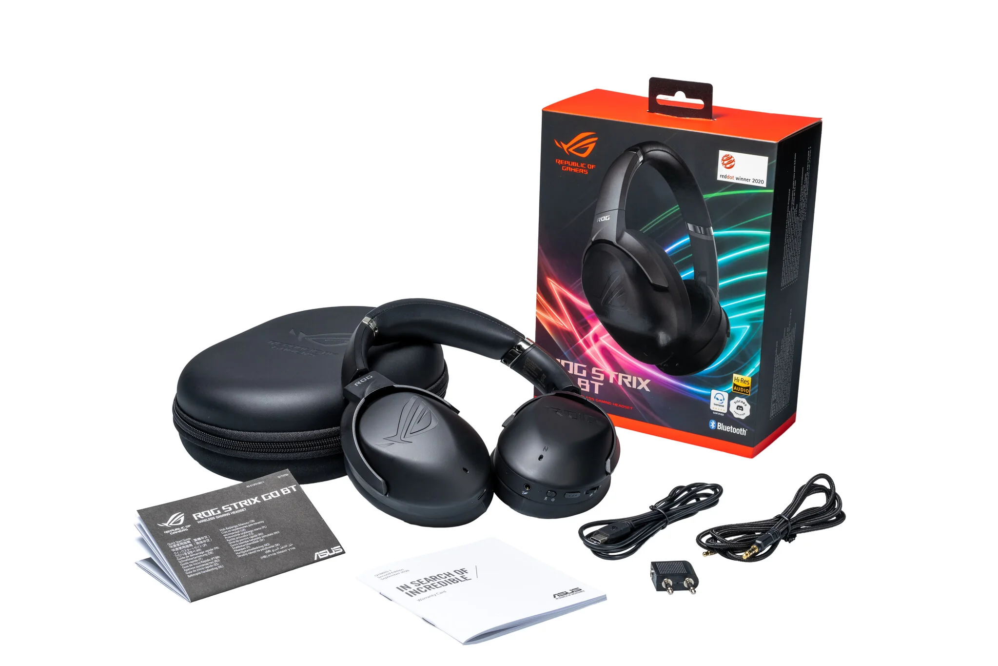 ASUS ROG Strix Go BT - Wired & Wireless Bluetooth Gaming Headset in Black - Image 8