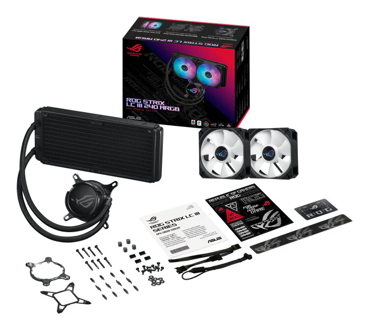 ASUS ROG Strix LC III 240 ARGB - Liquid Processor Cooler in Black - 240mm - Image 8