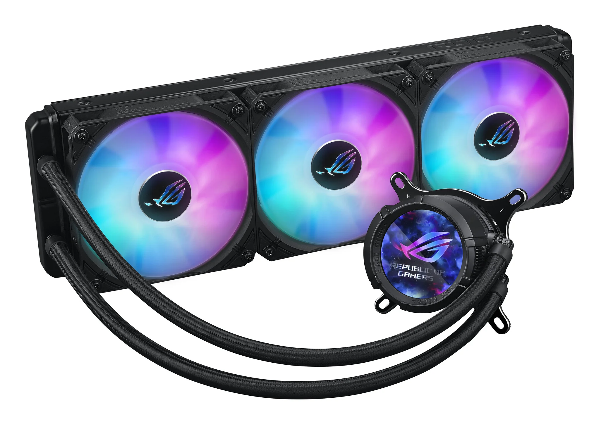 ASUS ROG STRIX LC III 360 ARGB - All-in-one Liquid Processor Cooler in Black - 360mm - Image 3