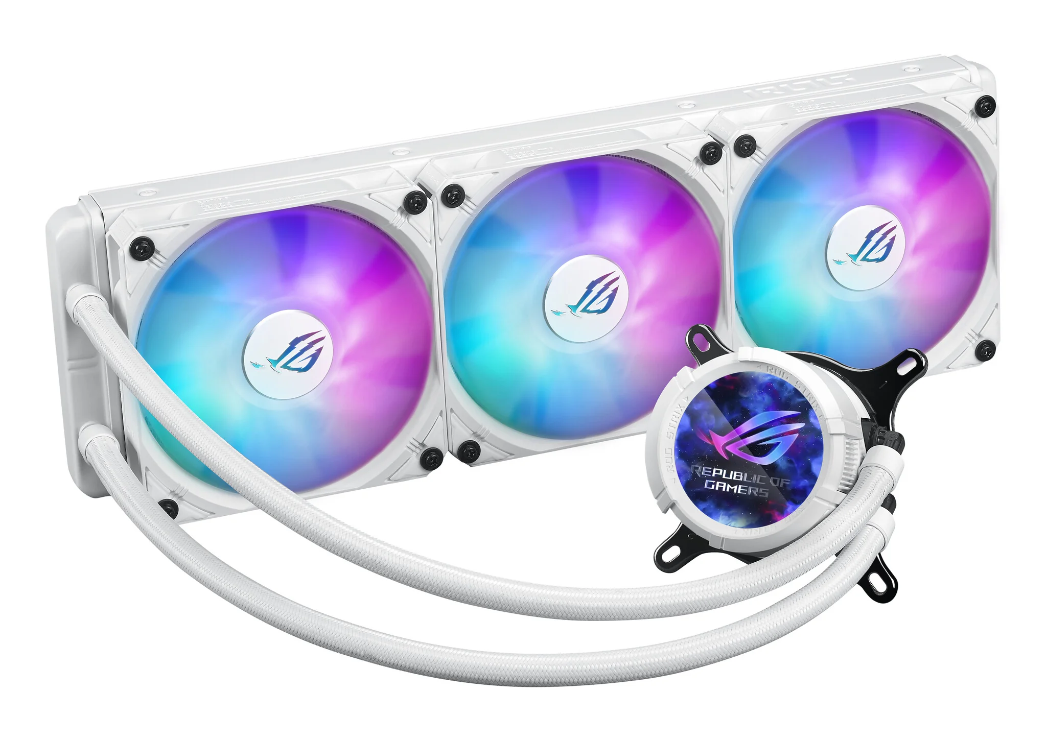 ASUS ROG Strix LC III 360 ARGB "White Edition" - All-in-one Liquid Processor Cooler - 360mm - Image 3