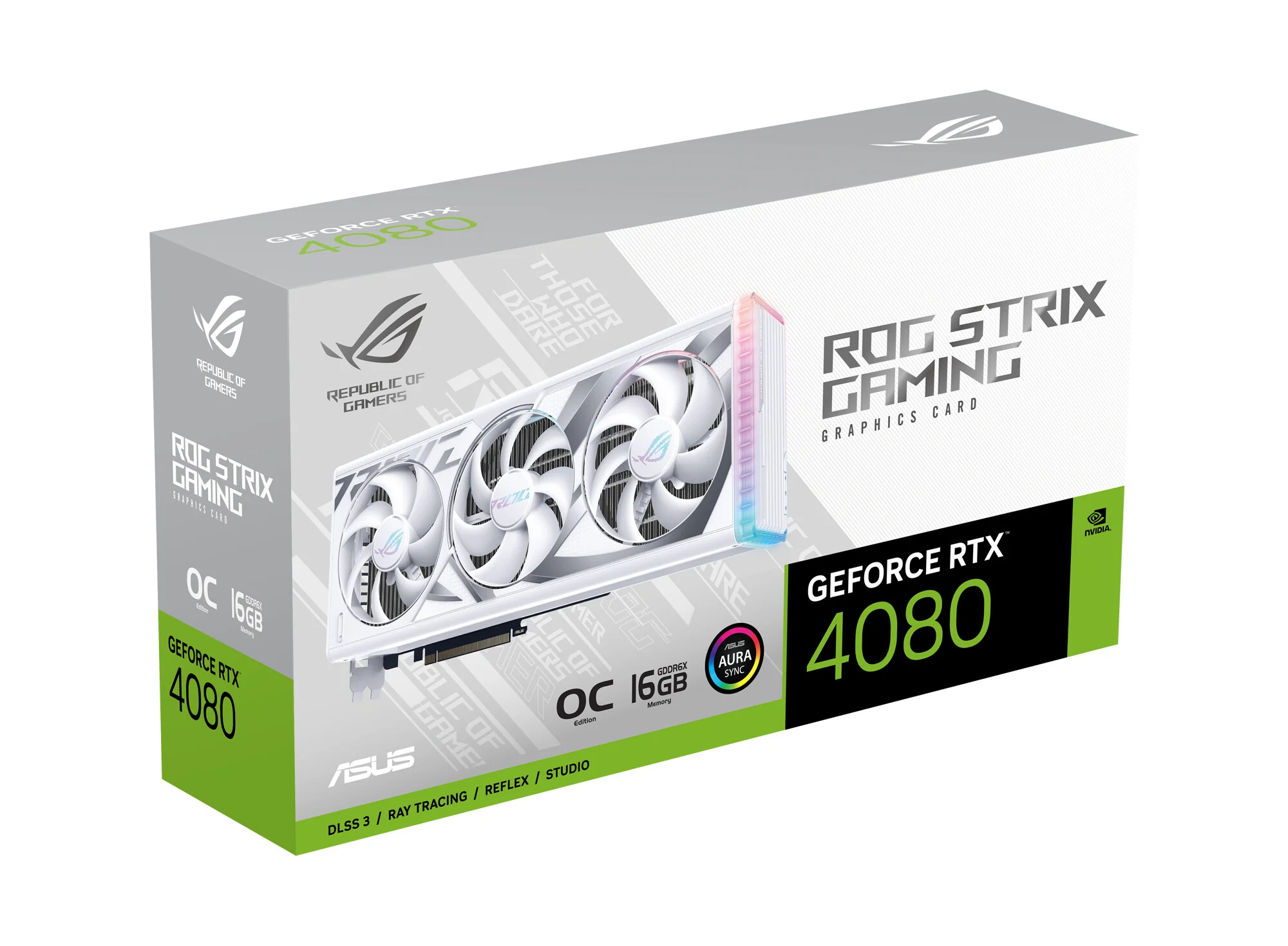 ASUS ROG STRIX GAMING "White Edition" - NVIDIA 16 GB GDDR6X GeForce RTX 4080 graphics card