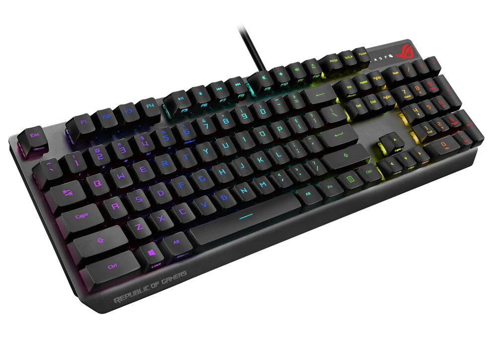 ASUS ROG Strix SCOPE RX - USB Wired RGB Mechanical Keyboard in Black (QWERTY UK) - Image 2