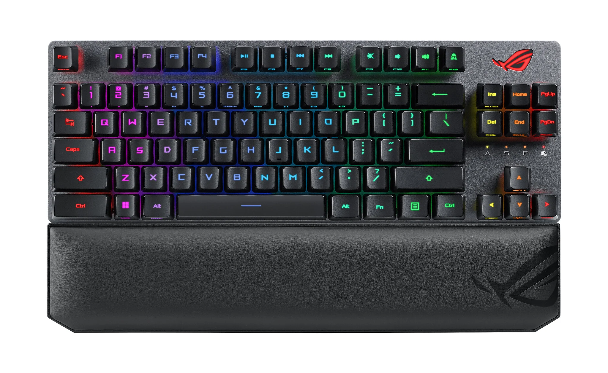 ASUS ROG Strix Scope RX TKL - USB Wired + RF Wireless + Bluetooth RGB Mechanical Keyboard in Black (QWERTY UK) - Image 3