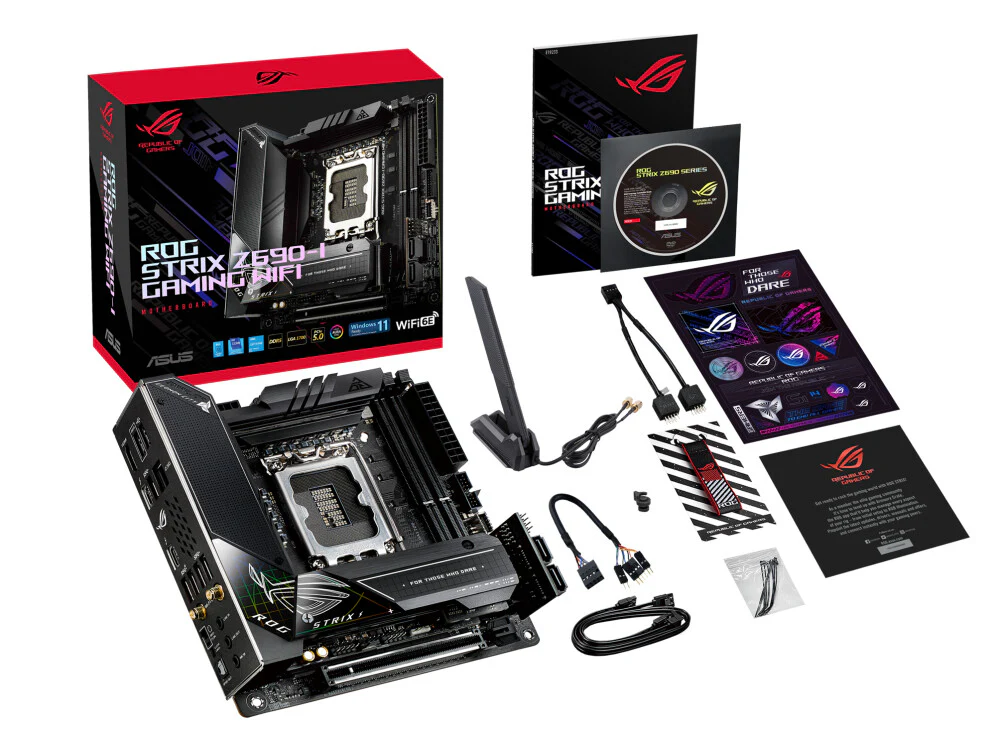 ASUS ROG STRIX Z690-I GAMING WIFI mini ITX motherboard - Intel Z690 LGA 1700 - Image 11