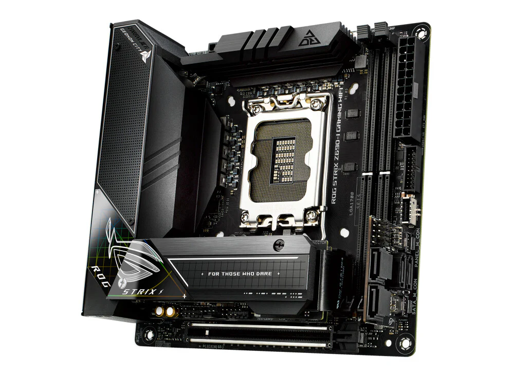 ASUS ROG STRIX Z690-I GAMING WIFI mini ITX motherboard - Intel Z690 LGA 1700 - Image 2